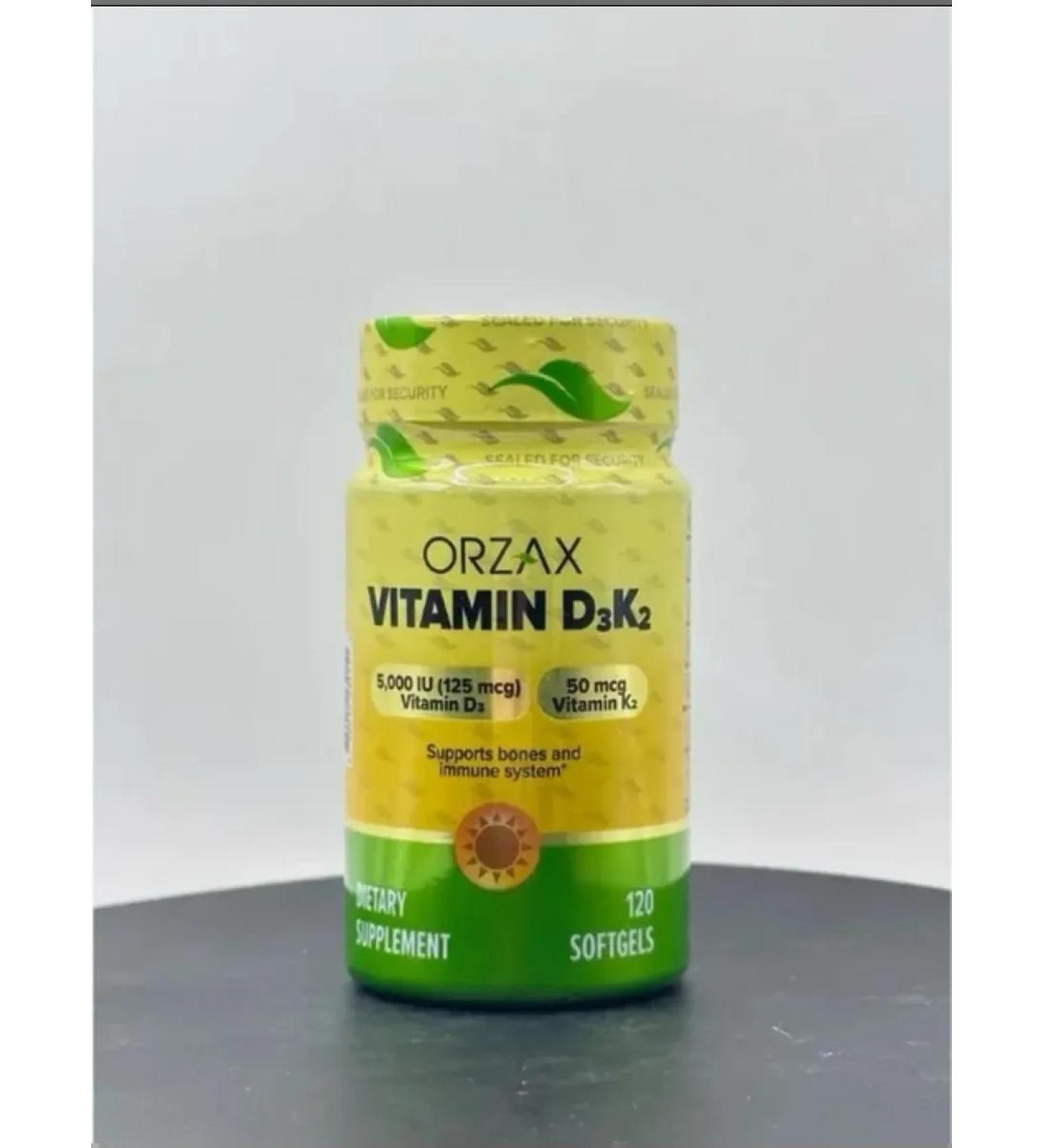 ORZAX Vitamin D3 K2 - Buy Online on GoSupps.com