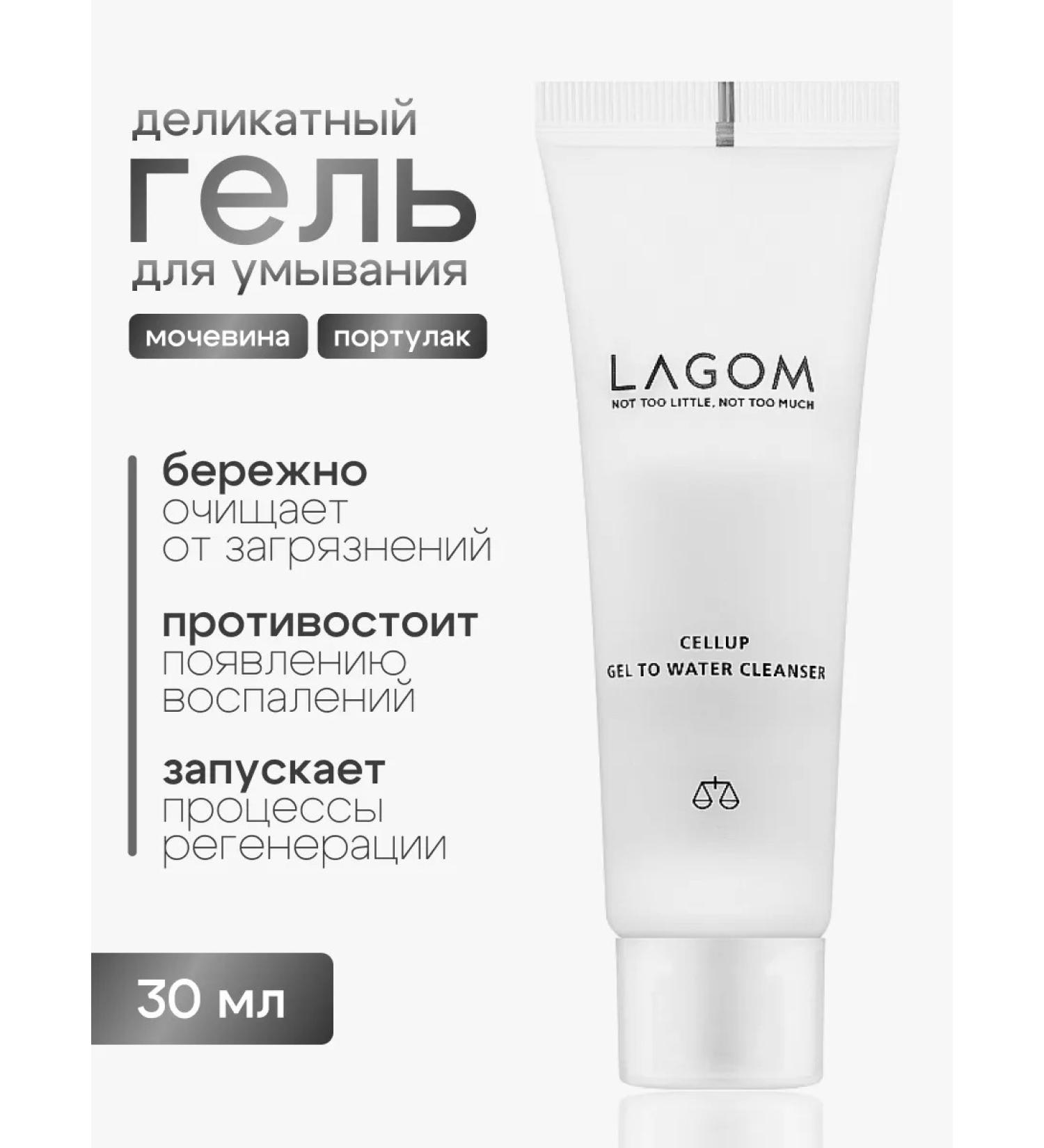 Lagom Face foam gel cleansing with urea