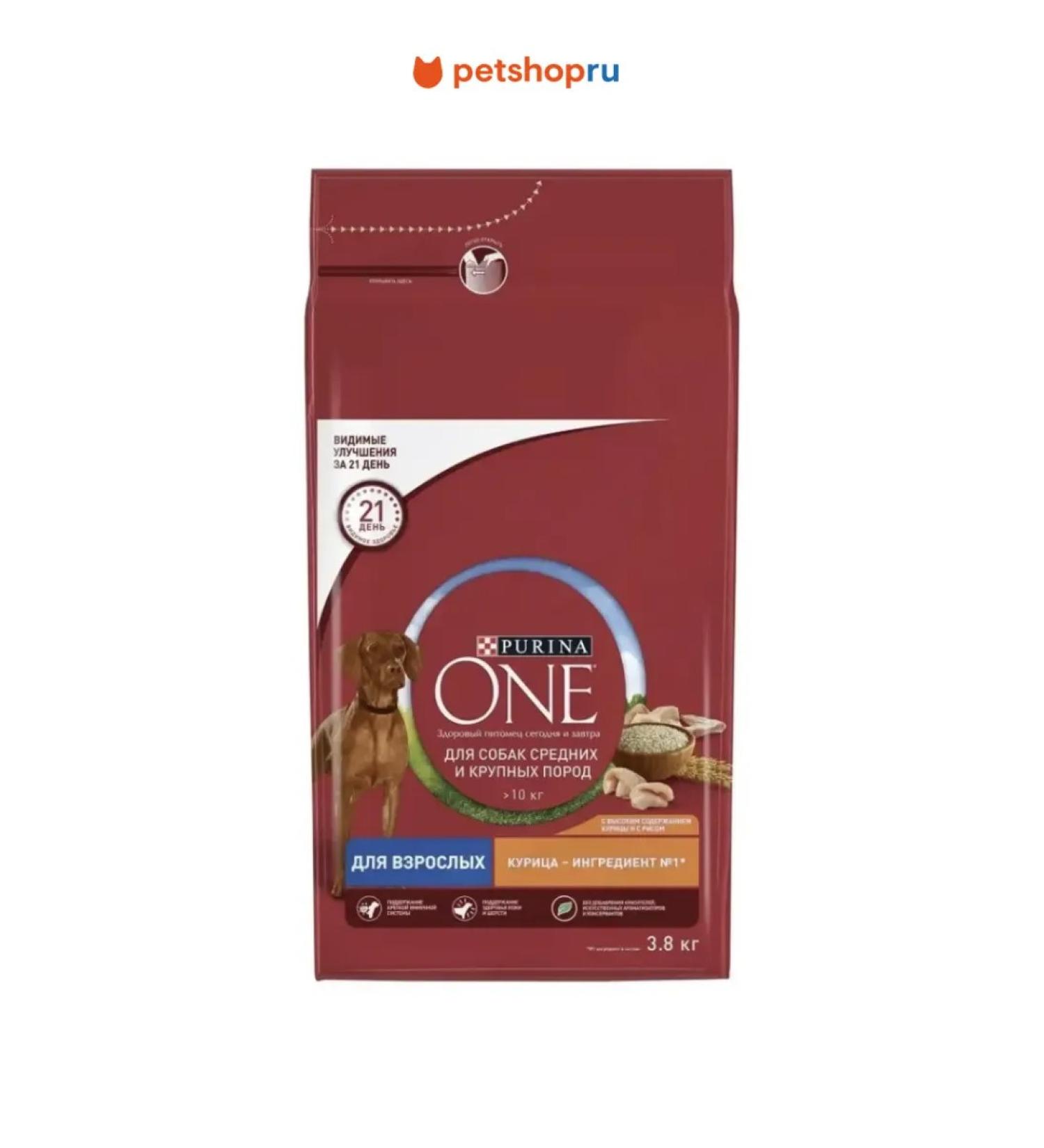 PURINA ONE for dogs of medium and large breeds - Buy Online on GoSupps.com