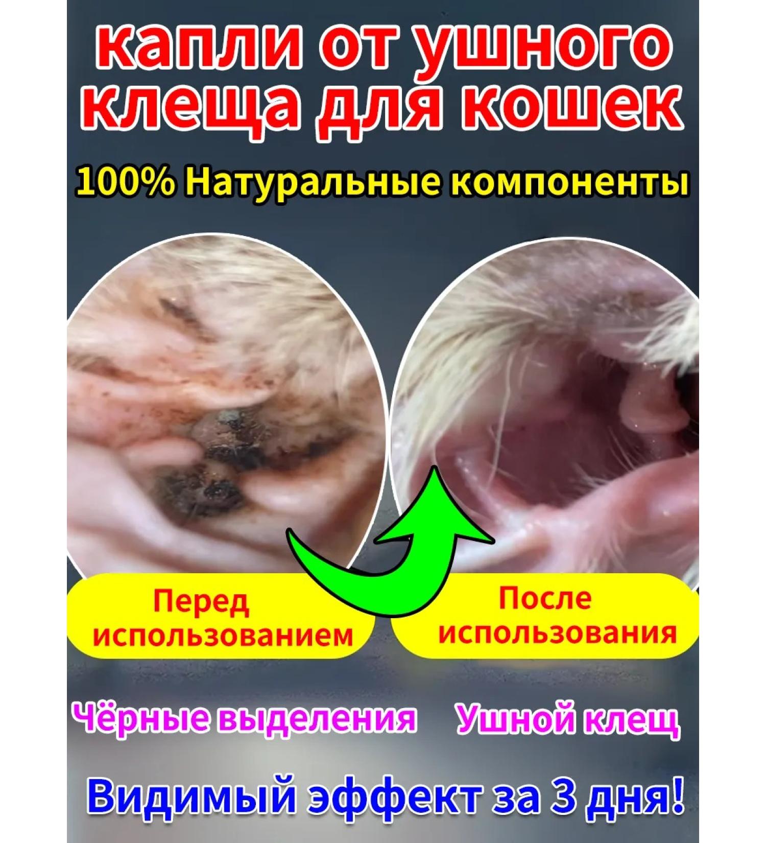 Drops for cleaning ears for dogs and cats 180ml - Buy Online on GoSupps.com