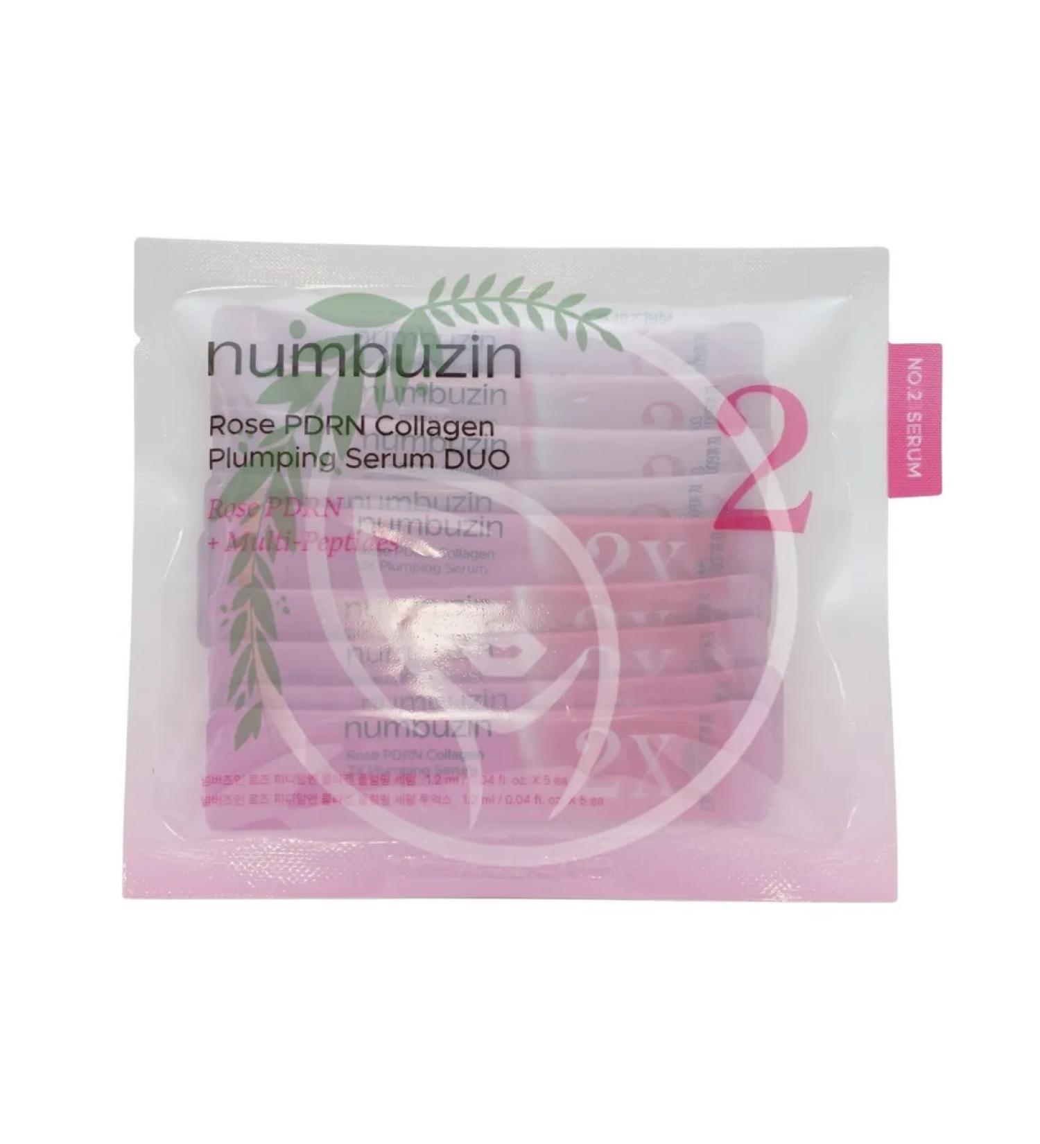 Numbuzin Wheeler set No.2 Rose Pdrn Collagen Plumping Serum Duo - Buy Online on GoSupps.com