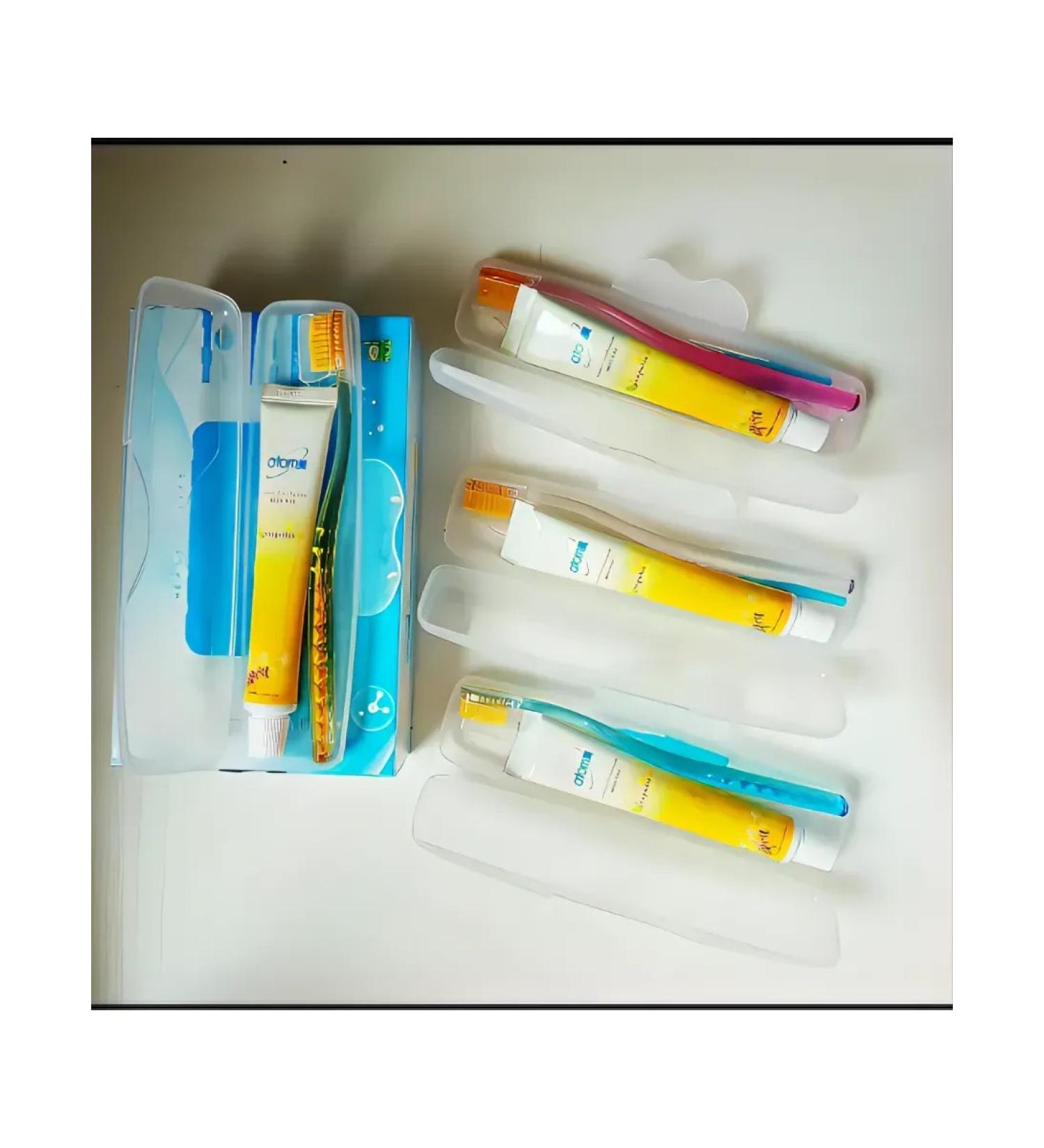 Atomy Road set toothpaste and brush in case 4 pcs