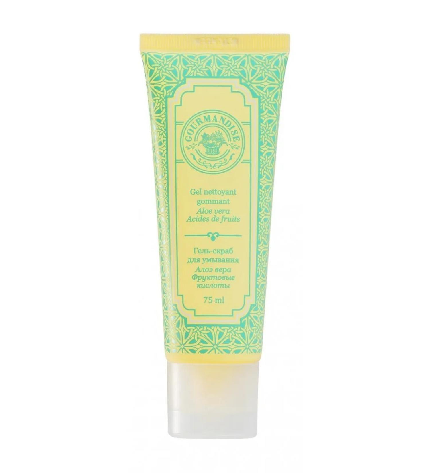 Gourmandise Aloe Vera Acides de Fruits Gel Nettoyant G 75ml