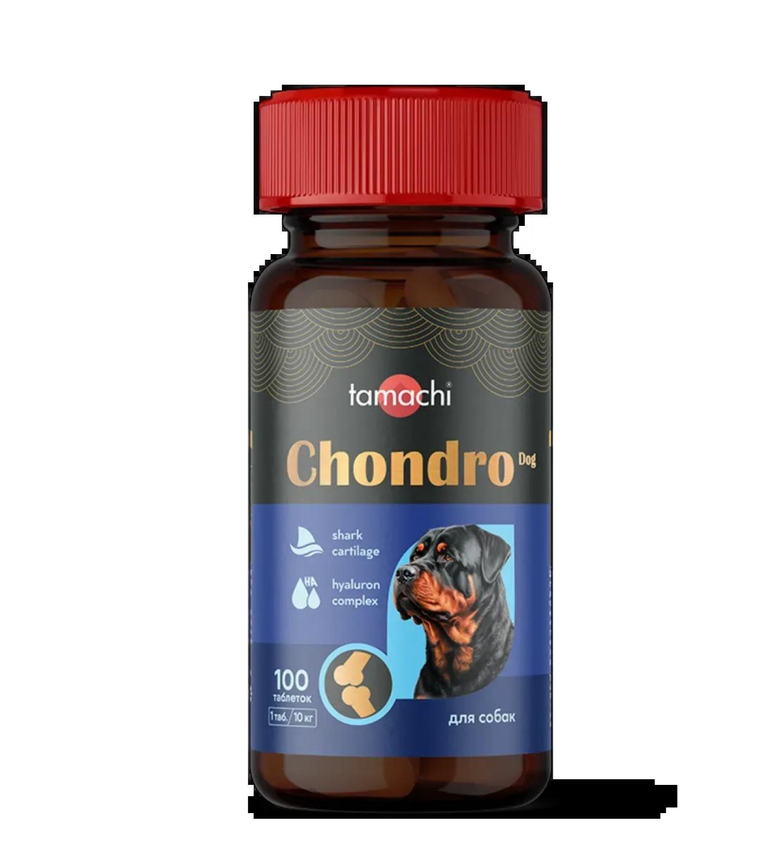 Tamachi Chondro DOG vitamins for medium and large dogs (100 tab.) - Buy Online on GoSupps.com