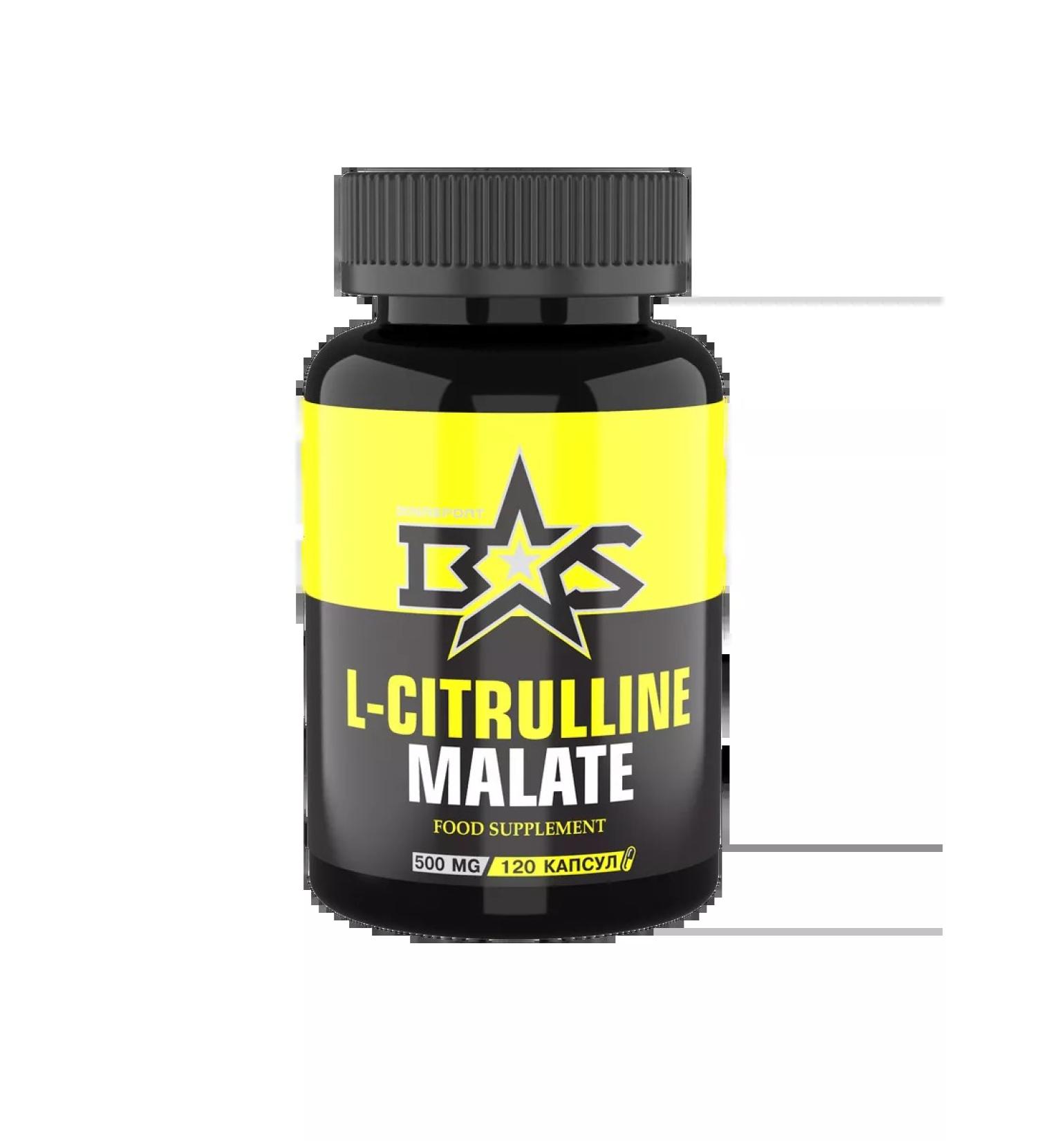 Binasport L-Citrullin Malat "L-CITRULLINE MALATE" 500 mg 120 caps - Buy Online on GoSupps.com