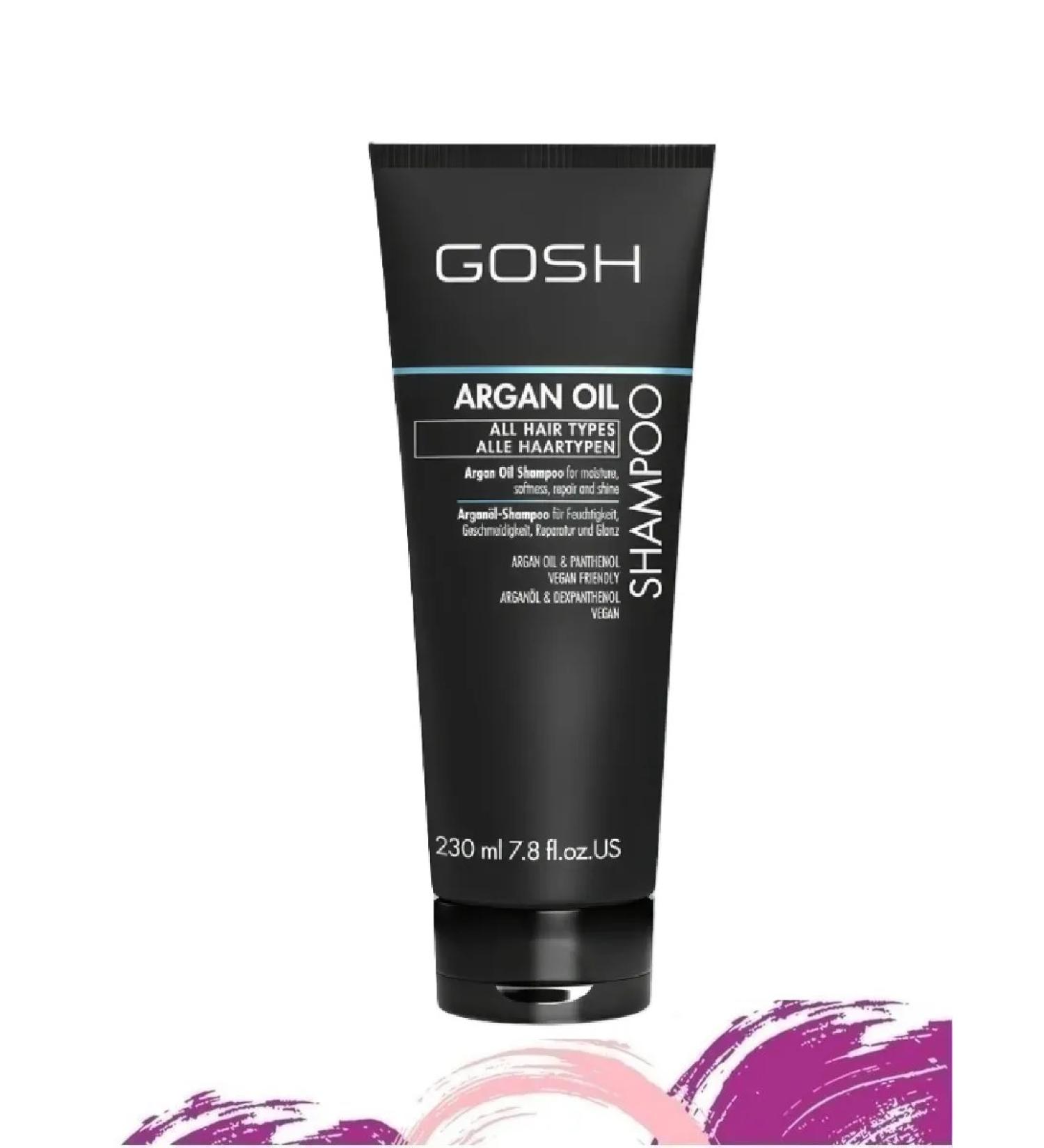 GOSH Hair shampoo Argan Oil 230 ml - Buy Online on GoSupps.com