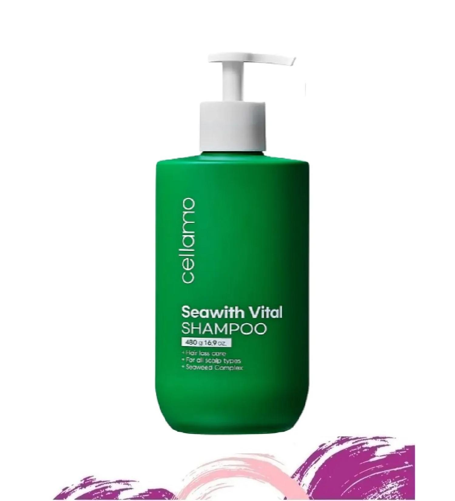 CELLAMO Nutritional hair shampoo over hair loss Seawith vital - Buy Online on GoSupps.com
