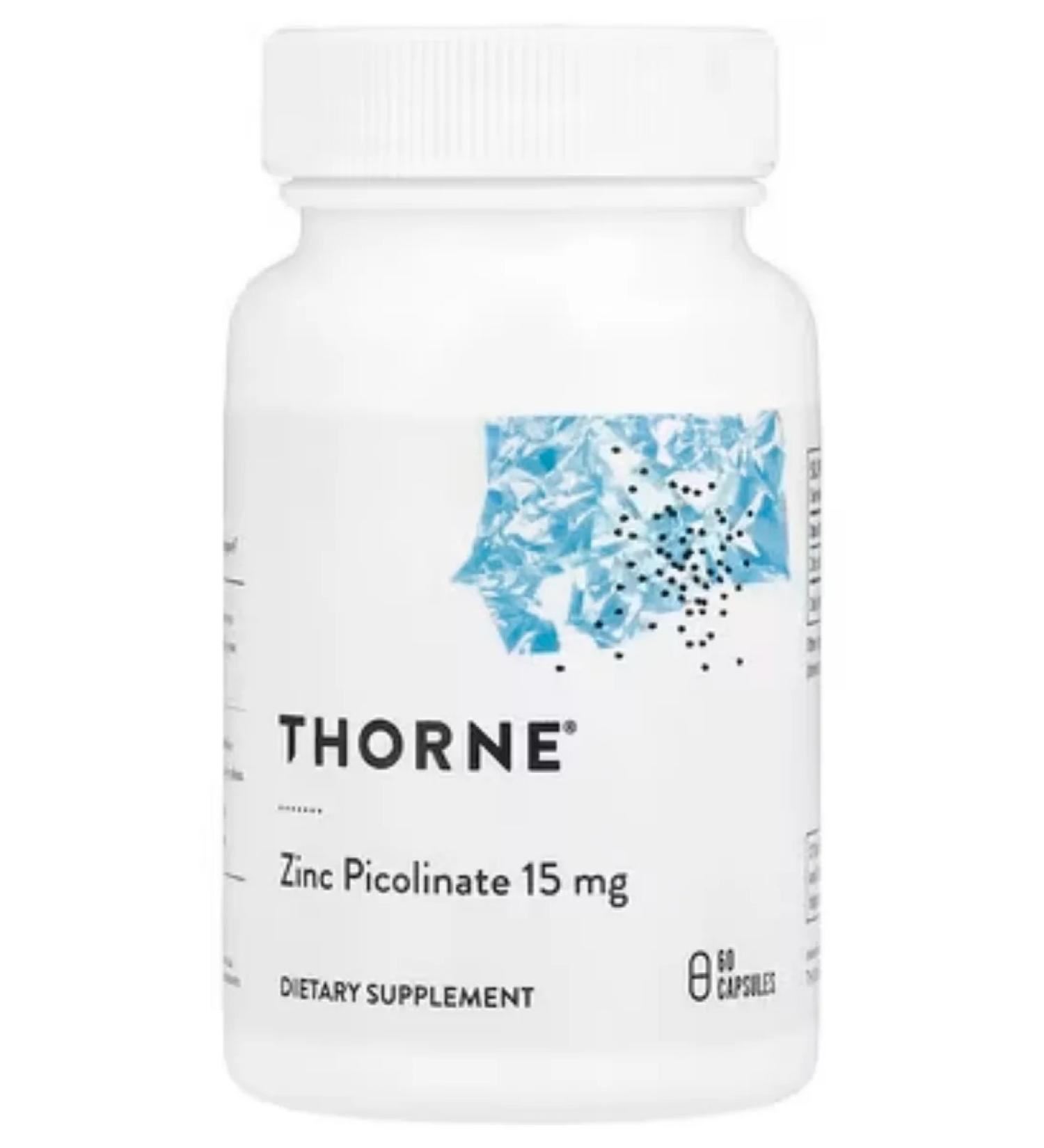 Thorne Research Zinc Picolinate Qing Picoline 15 mg 60 capsules