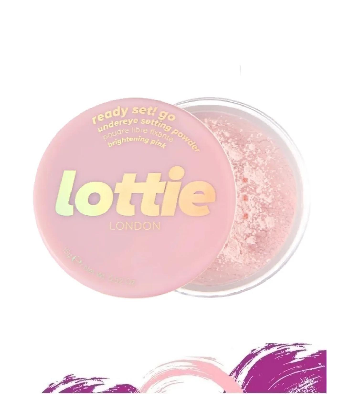Lottie London The finish translucent powder Ready Set! Go Brightening Pink - Buy Online on GoSupps.com