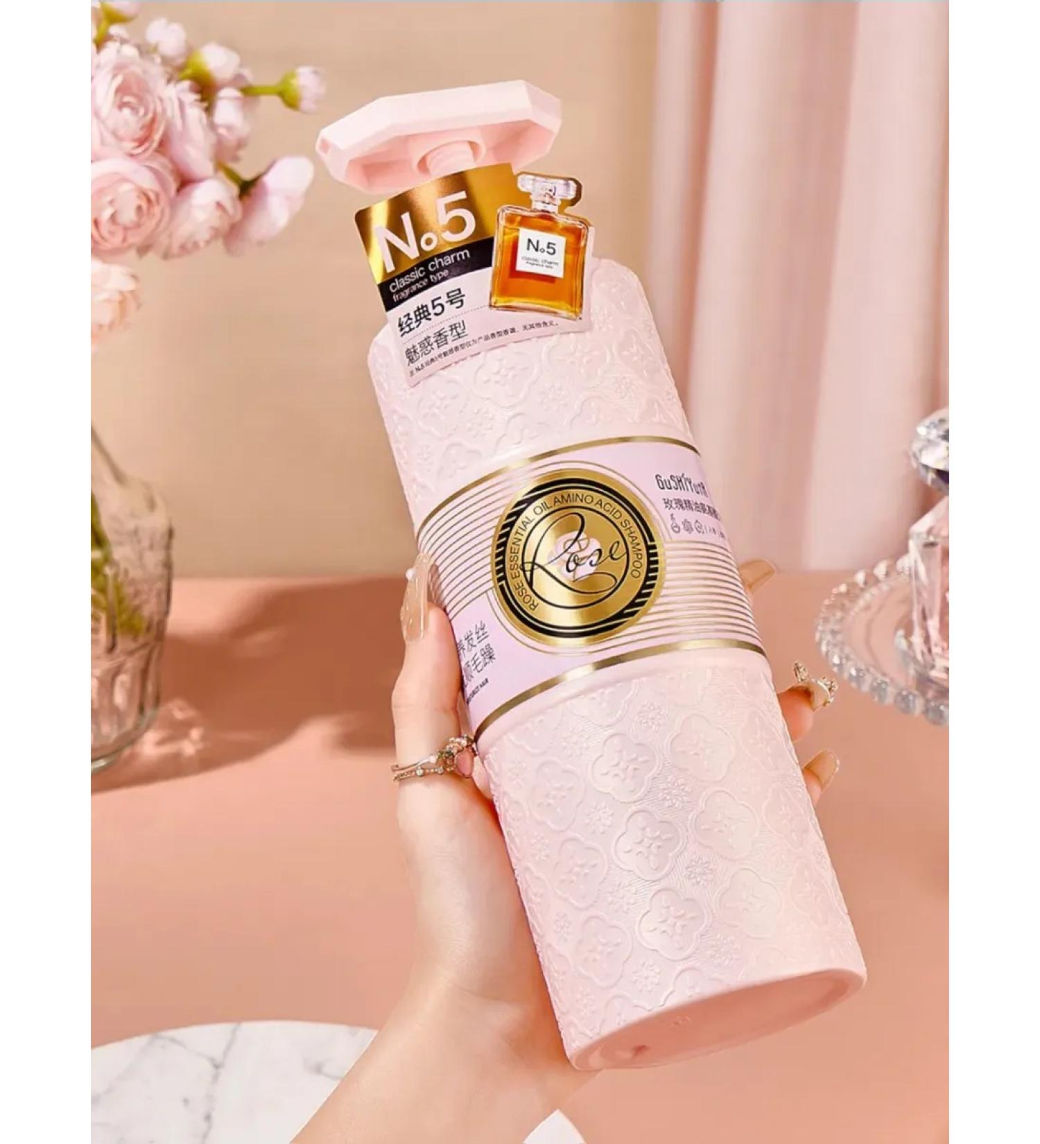Original Korean cosmetics Shampoo with rose essential oils and amino acids - Buy Online on GoSupps.com