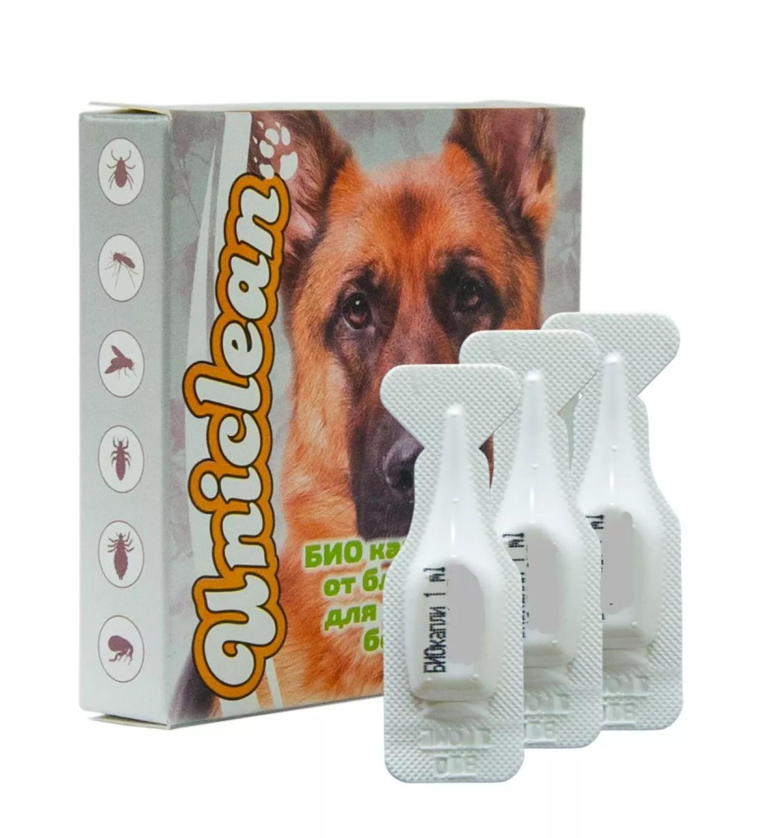 Uniclean Binter remedy for fleas and ticks for dogs weighing more than 20 kg - Buy Online on GoSupps.com