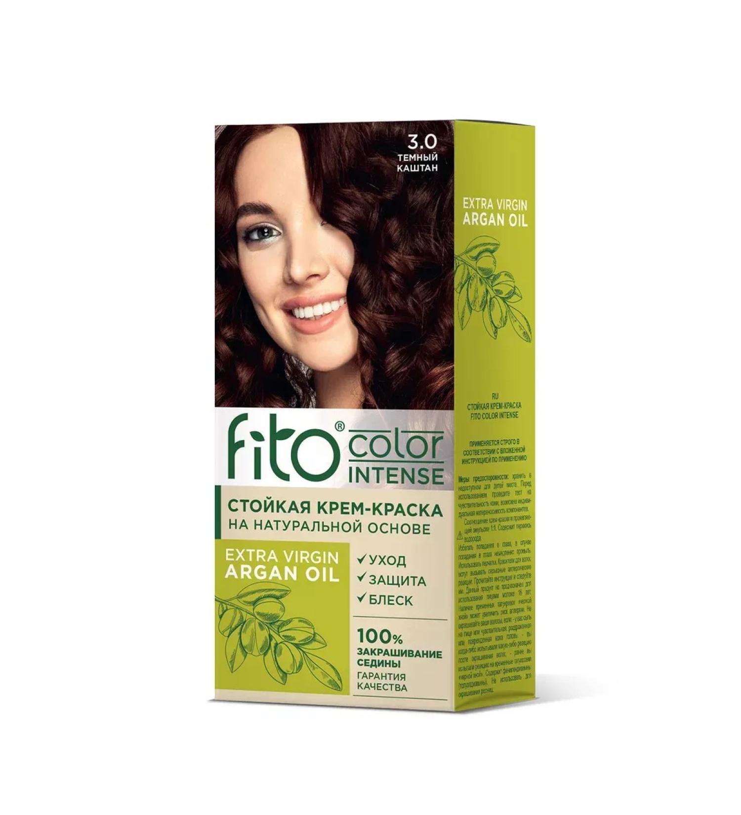 Fito cosmetics Fito Color cream-color tone 3.0 dark chestnut 115 ml - Buy Online on GoSupps.com
