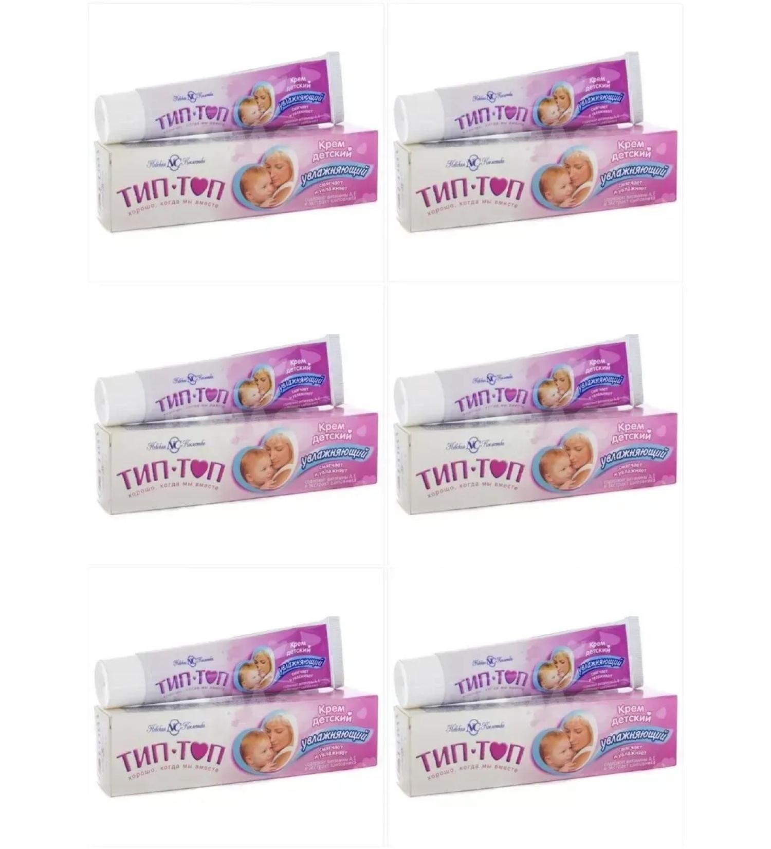 TIPTOP Moisturizing cream 6 pieces of 400 ml