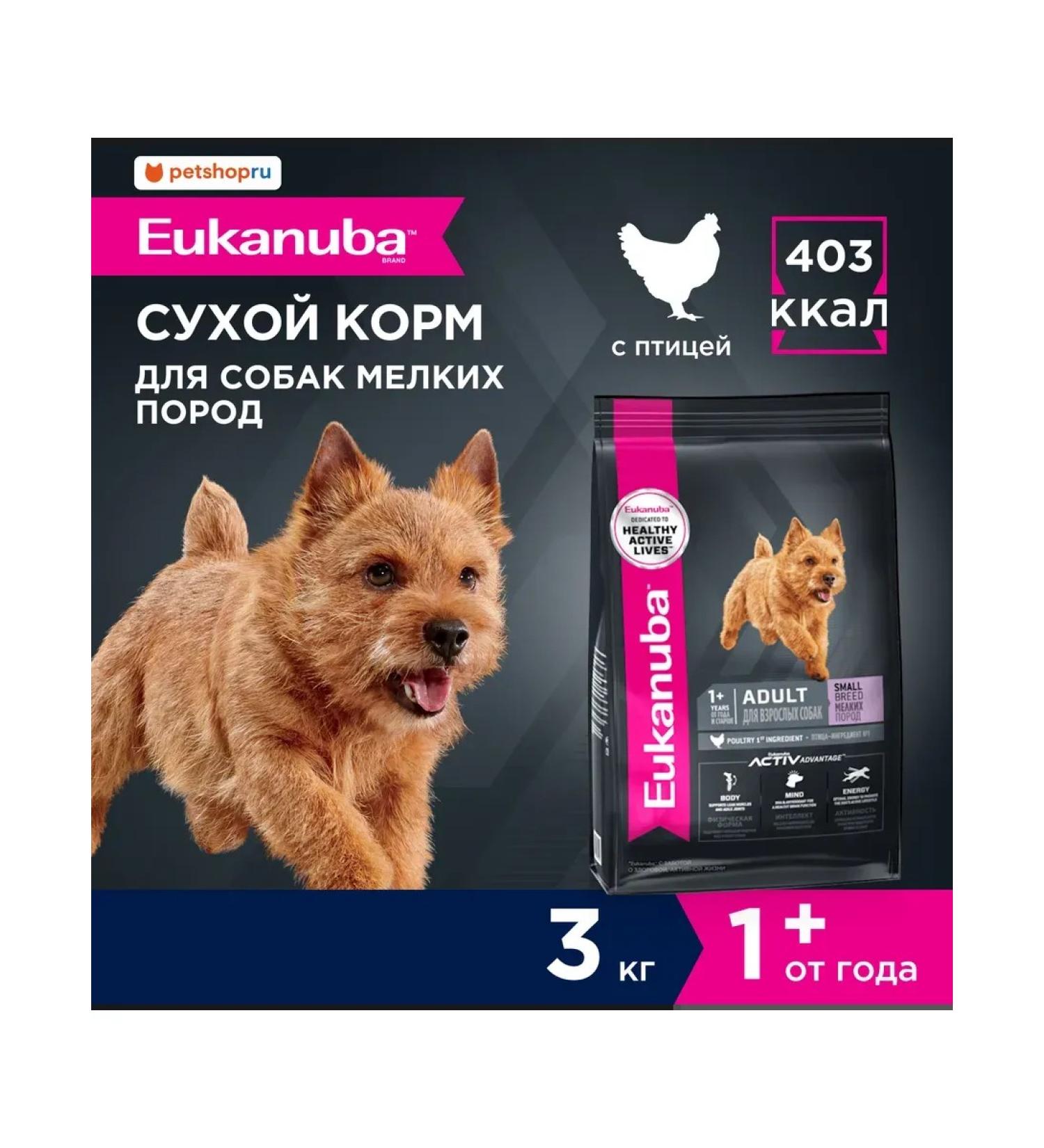 Eukanuba Dry food for dogs with a bird 3kg - Buy Online on GoSupps.com
