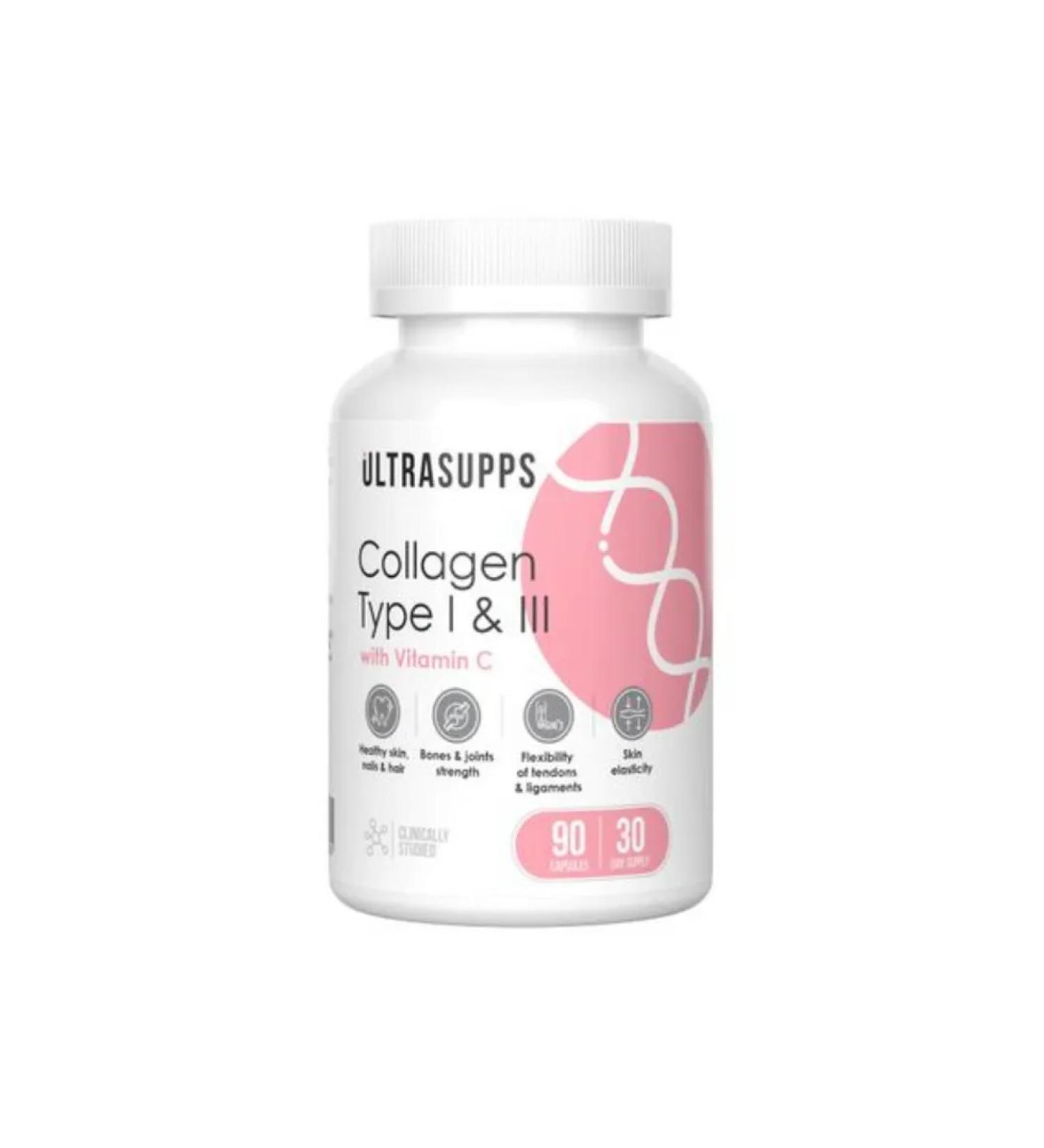 Ultrasups collagen I and III type capsule 90pcs
