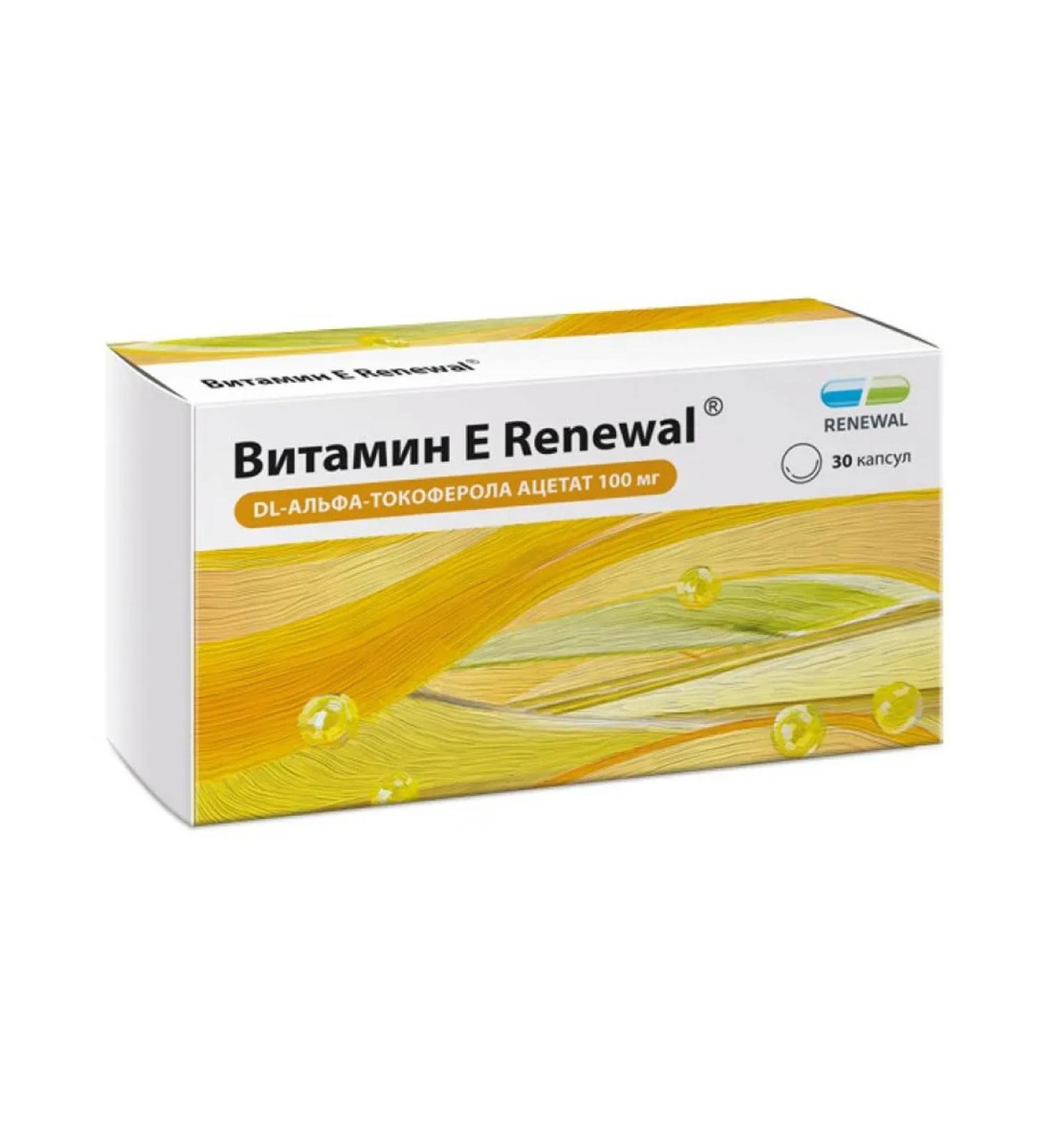 Vitamin E Renewal 100 mg capsule 30pcs