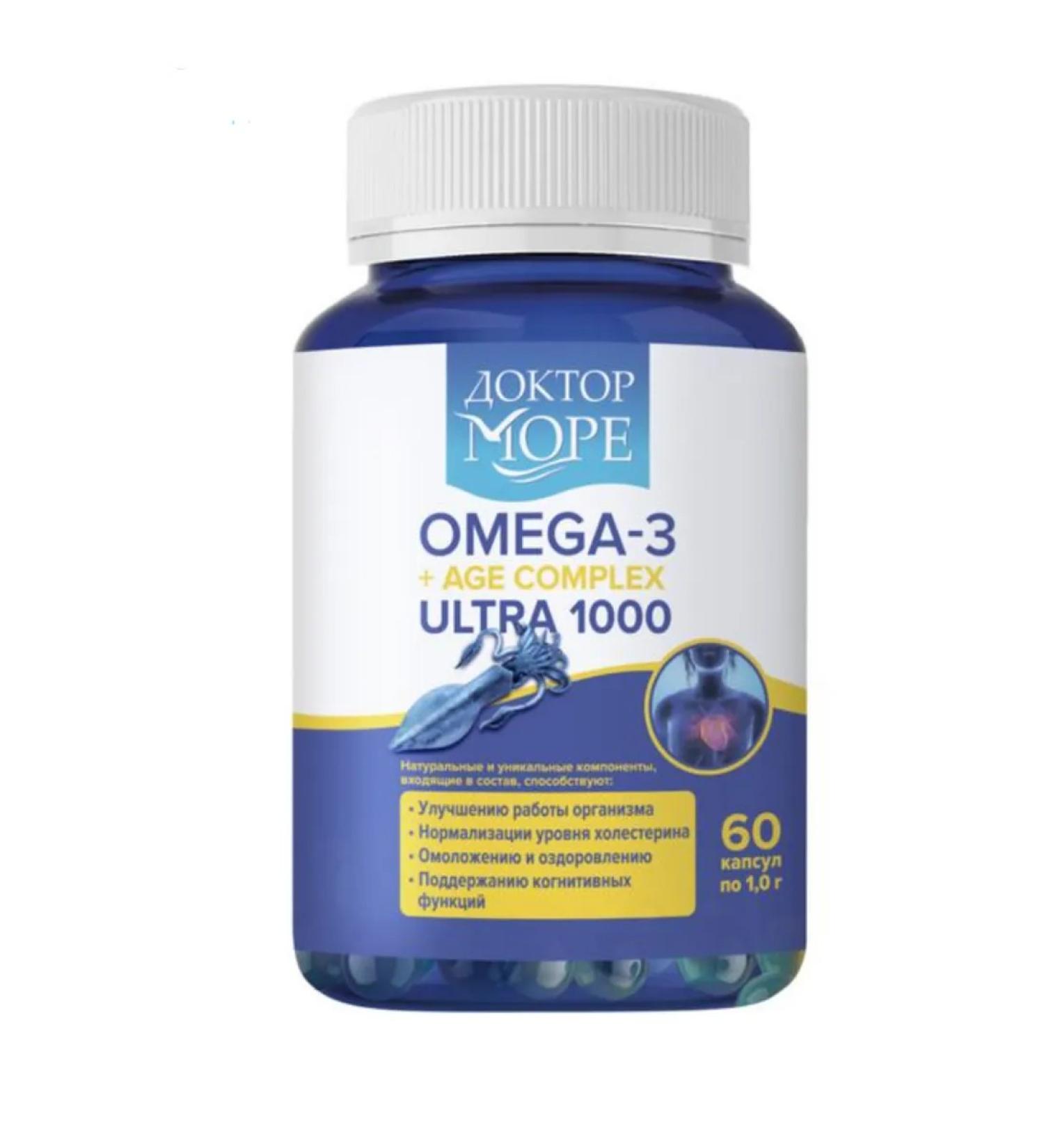 Dr. Sea Omega-3 + AGE complex Ultra 1000 capsules 60