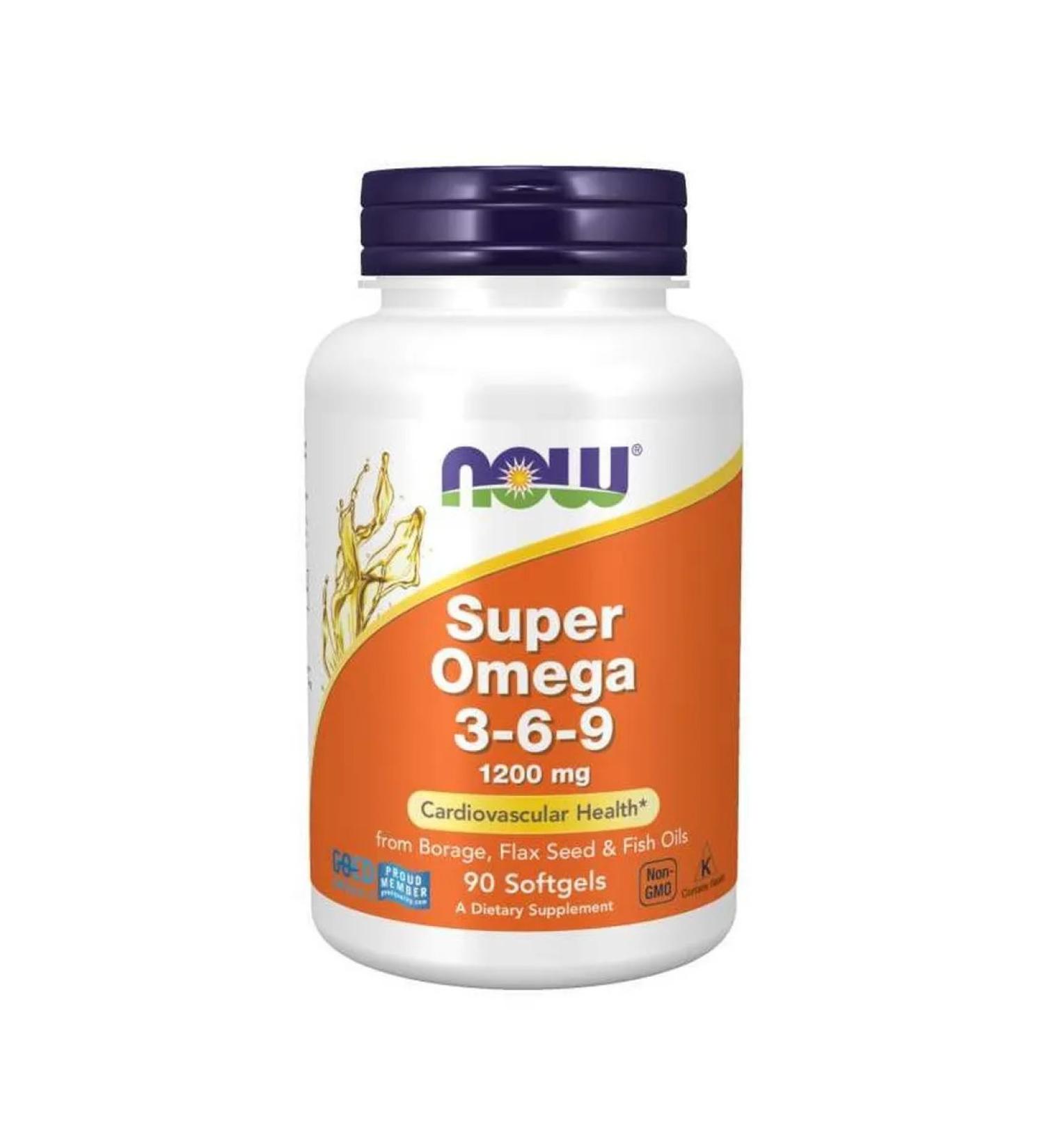 Now Super Omega 3-6-9 1200 mg capsule 90pcs