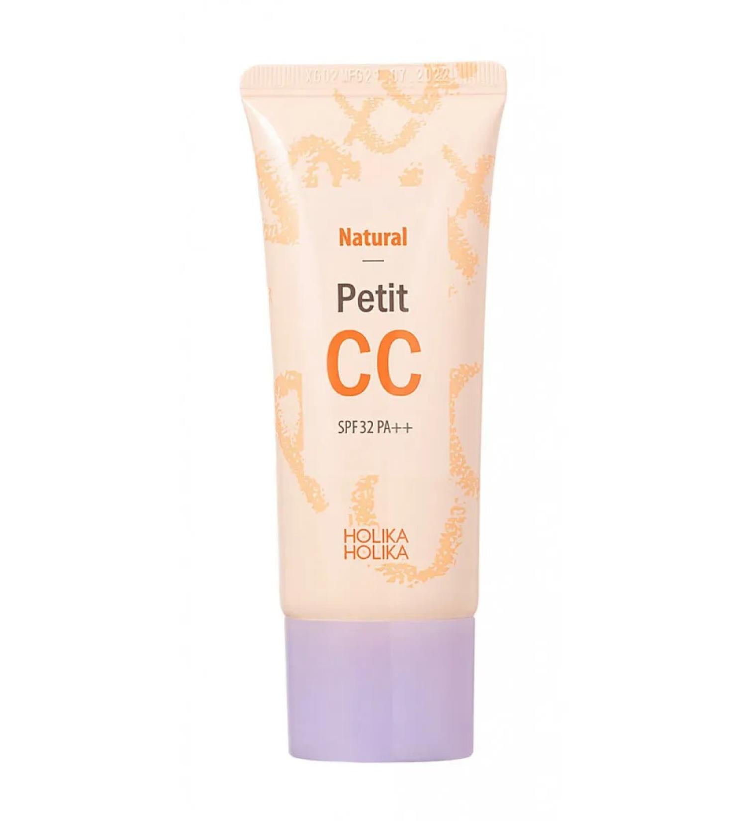 Holika Holika Natural Petit CC SPF 32 PA ++ SS Cream for 30ml