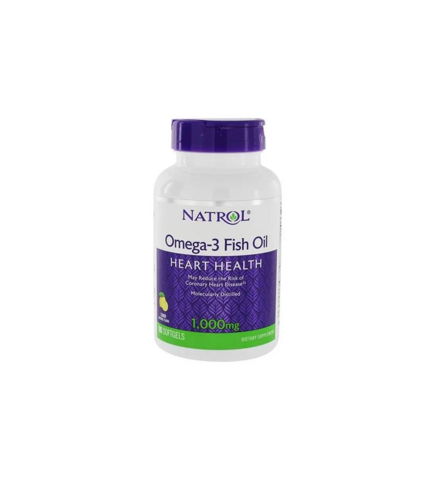 NATROL Omega-3 Fish oil 1000 mg capsule 90pcs
