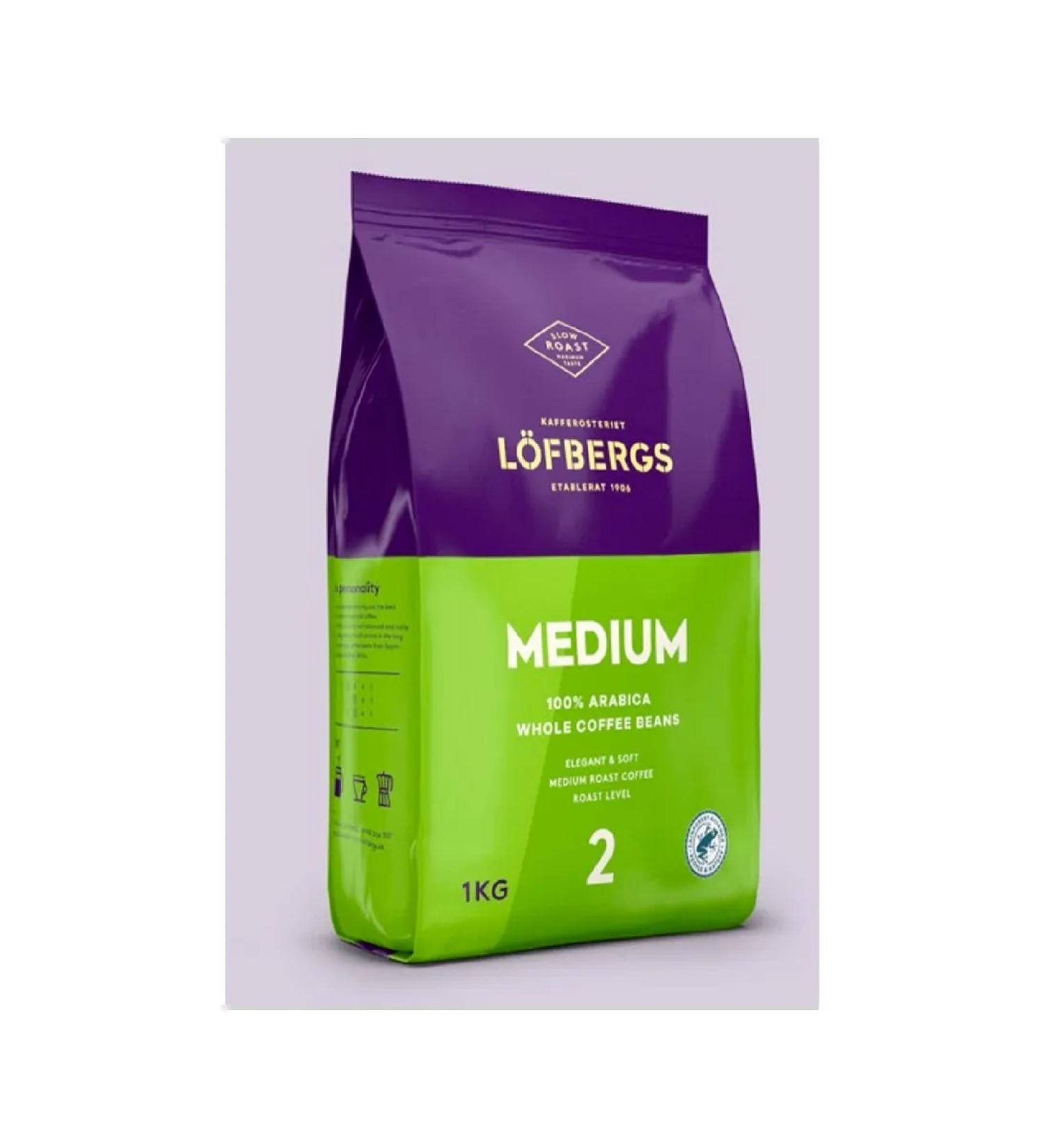 LOFBERGS Coffee in Medium Roast 1 kg Arabica 100% Sweden 40187 - Buy Online on GoSupps.com