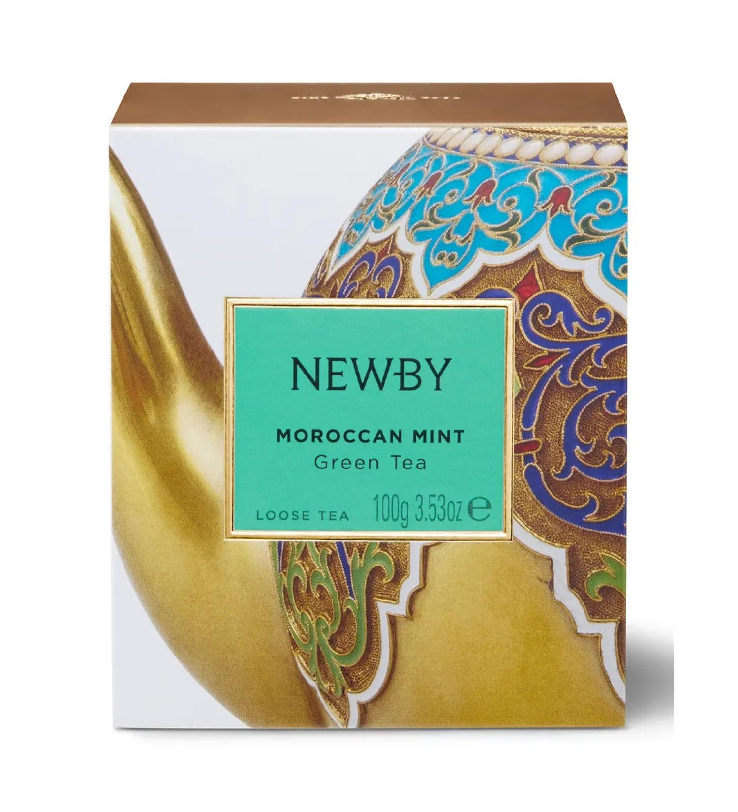 Newby Moroccan mint green leaf tea 100 g - Buy Online on GoSupps.com