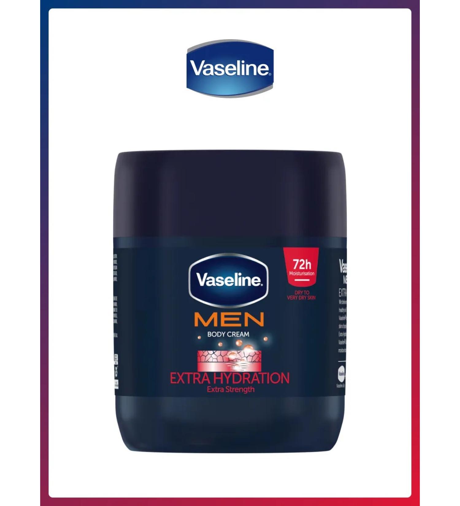 Vaseline Body Cream MEN EXTRA HYDRATION 400 ml