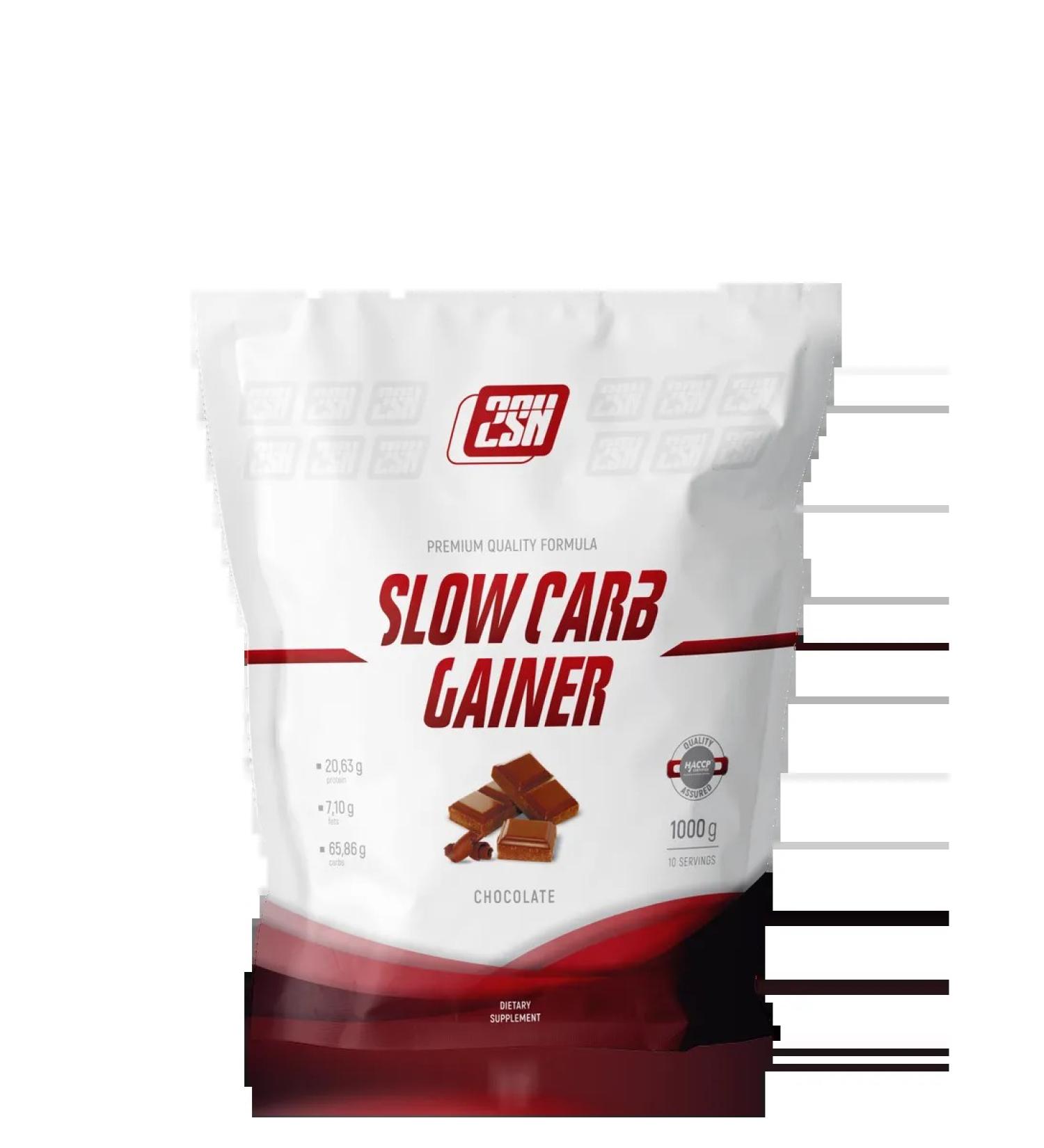 2SN Gainer Slow carbohydrates Slow Carb Gainer 1000G Chocolate