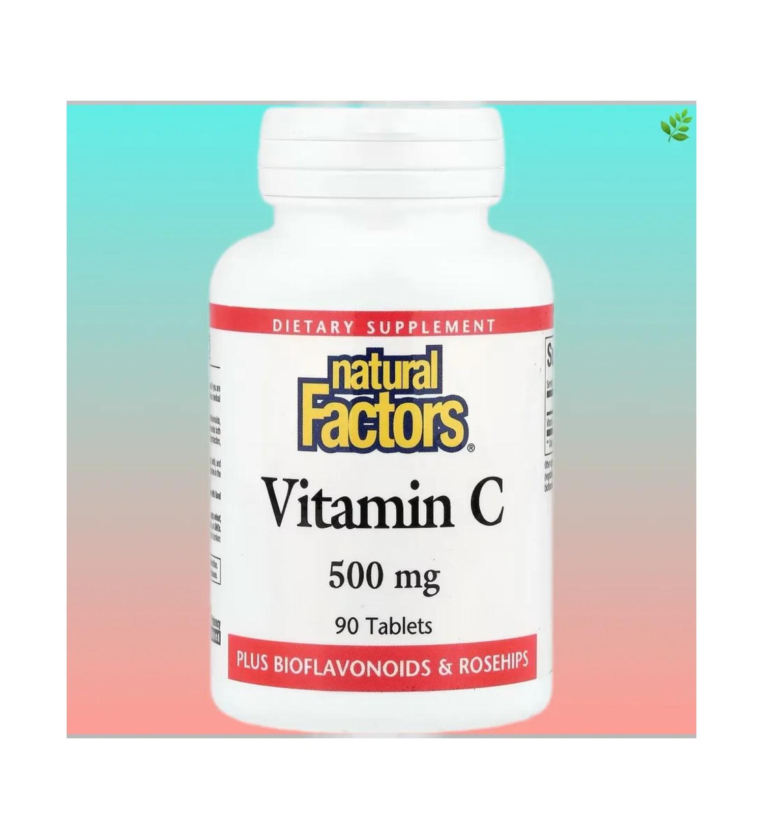 Natural Factors Vitamin C 500 mg 90 tablets