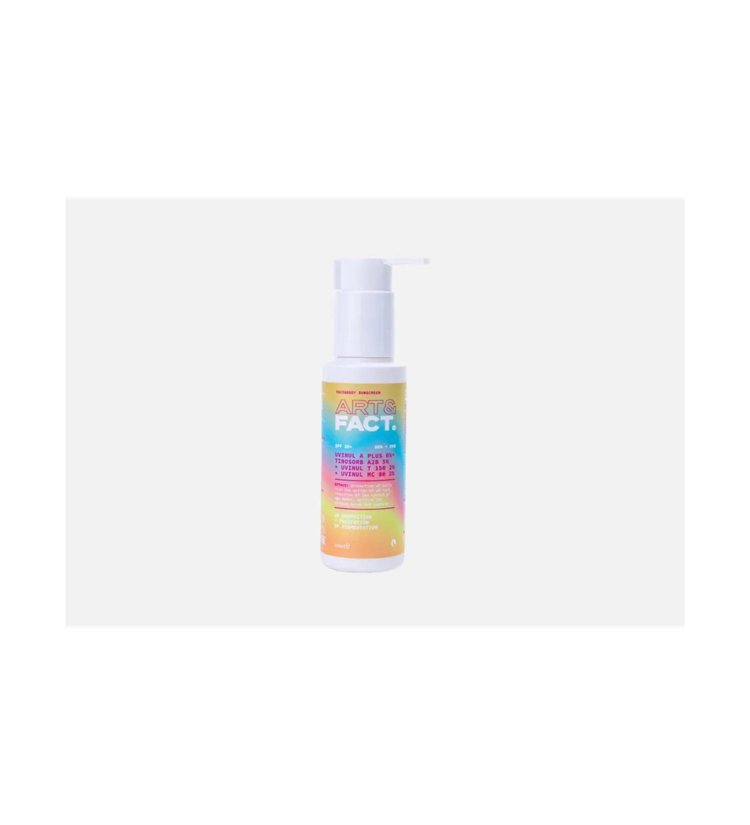 ART & FACT Sunscreen for the face and body SPF 30+ uvinul a plus
