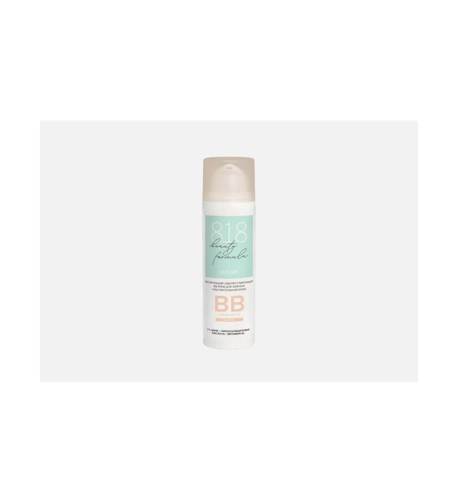 818 Beauty Formula BB-cream for oily sensitive skin SPF 20 matting