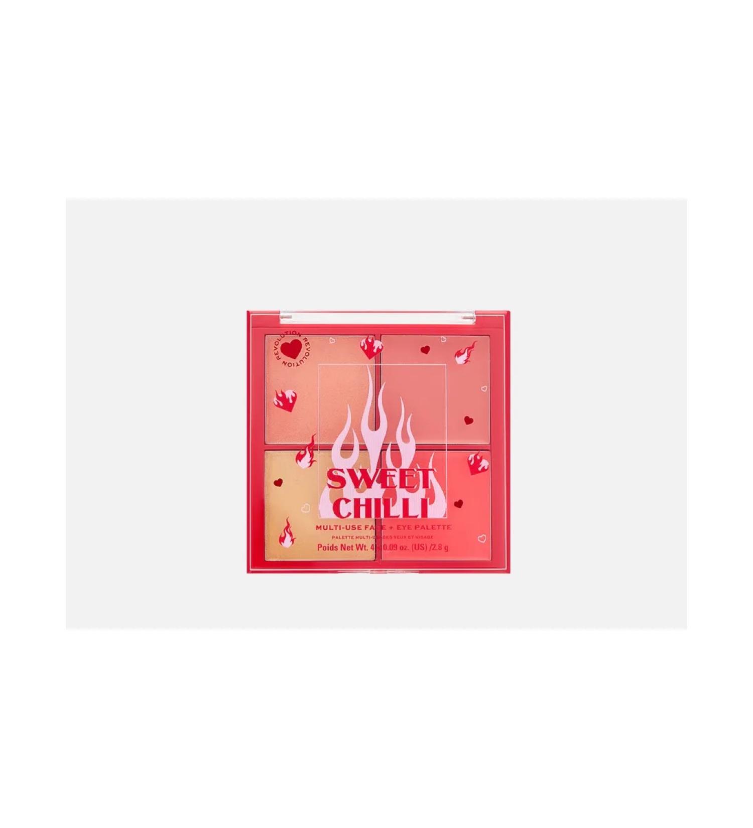I Heart Revolution Palette cream blush Sweet Chilli Cream Blush Quad - Buy Online on GoSupps.com