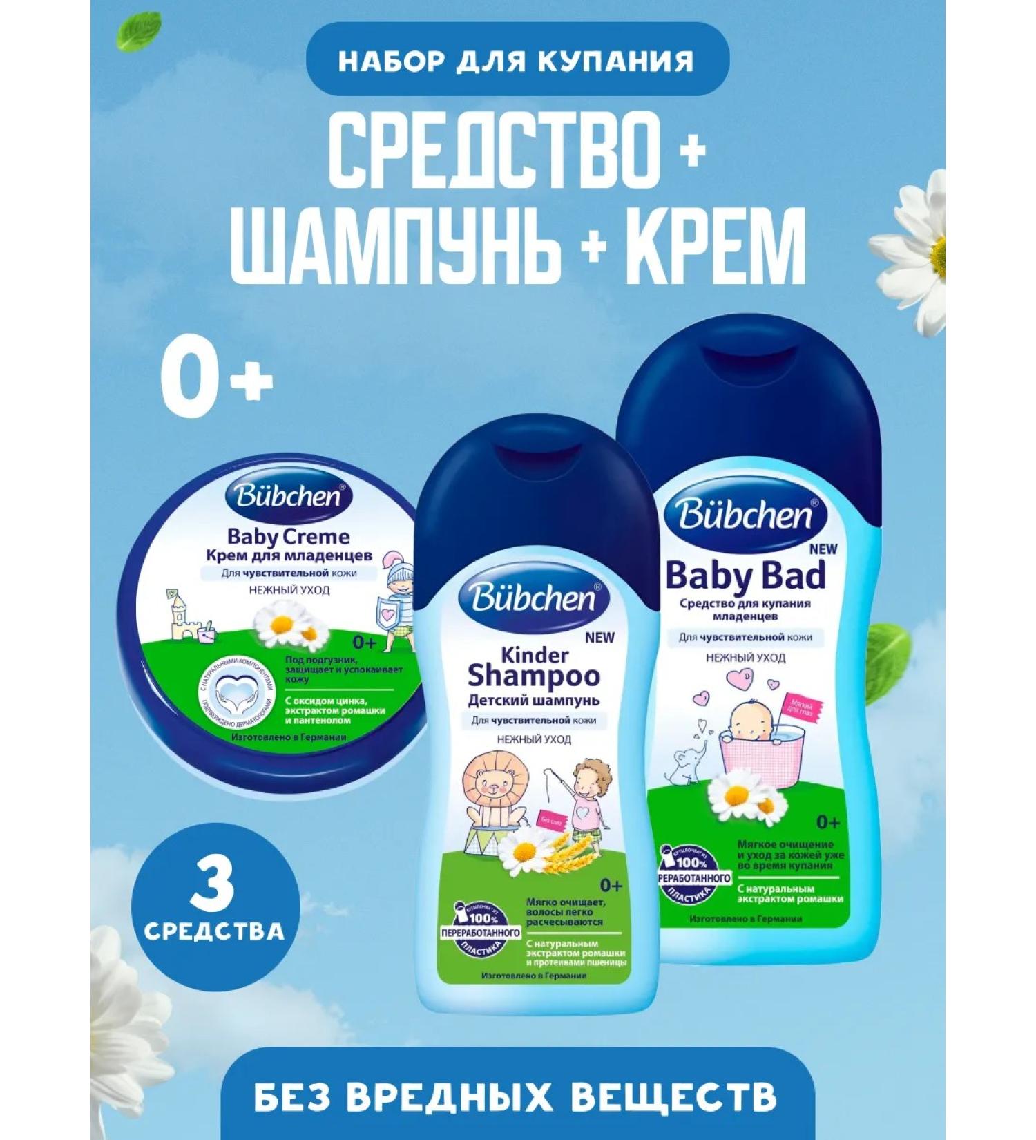 Bubchen Children's kit for bathing 750 ml - Buy Online on GoSupps.com