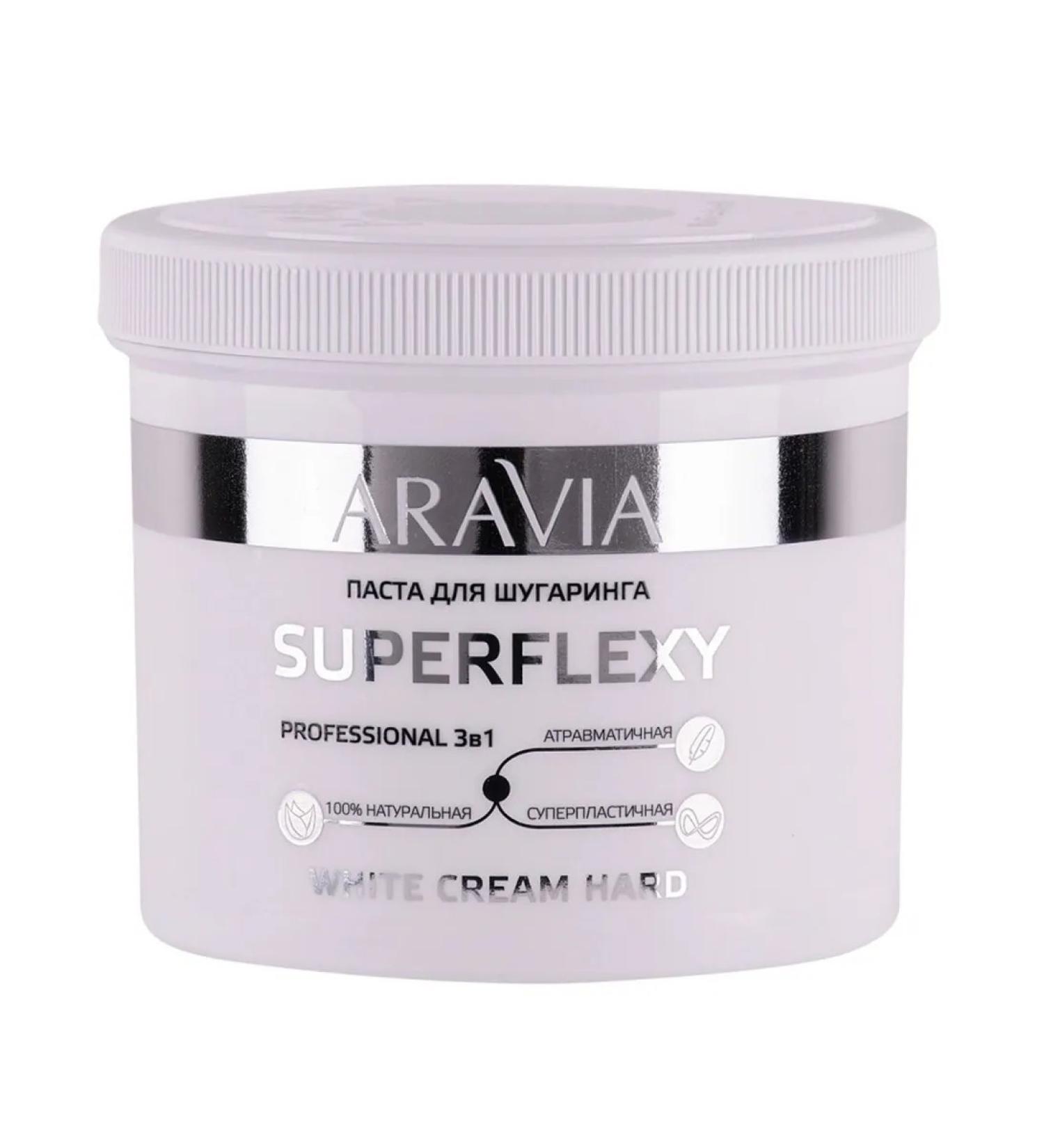 ARAVIA Superflexy White Cream Pasta for Shugaring 750 g - Buy Online on GoSupps.com