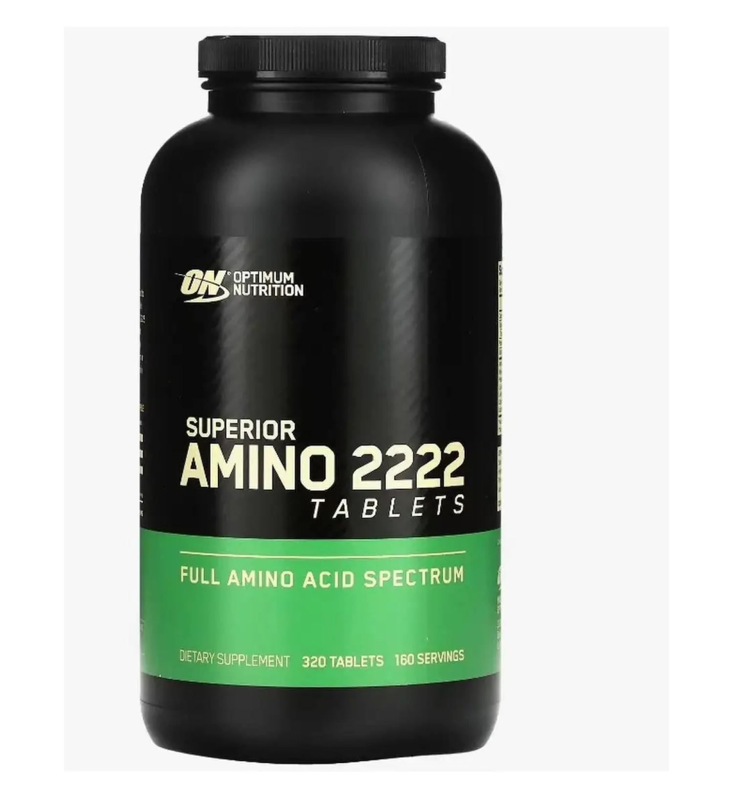 Optimum Nutrition Amino acids Amino 2222 320 Tab - Buy Online on GoSupps.com