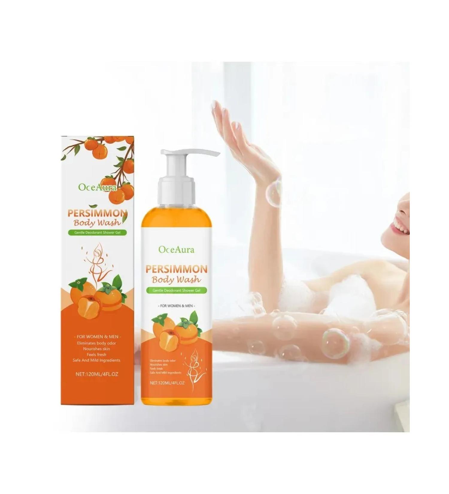 persimmon moisturizing shower gel deodorization deep purification - Buy Online on GoSupps.com