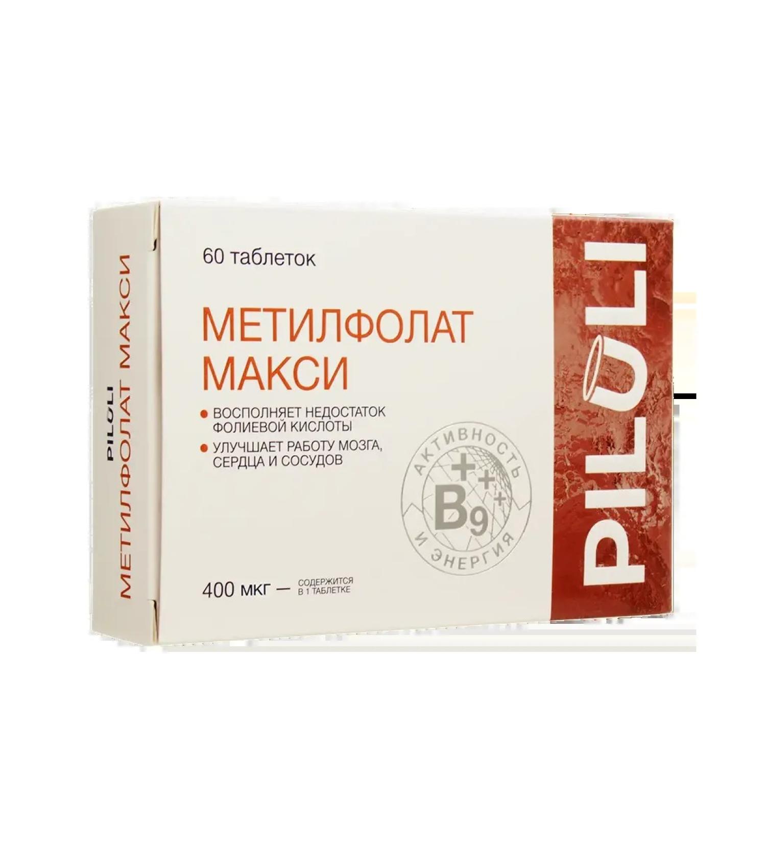 Piluli Mesh Maxi 400 mcg tablets 60 pcs
