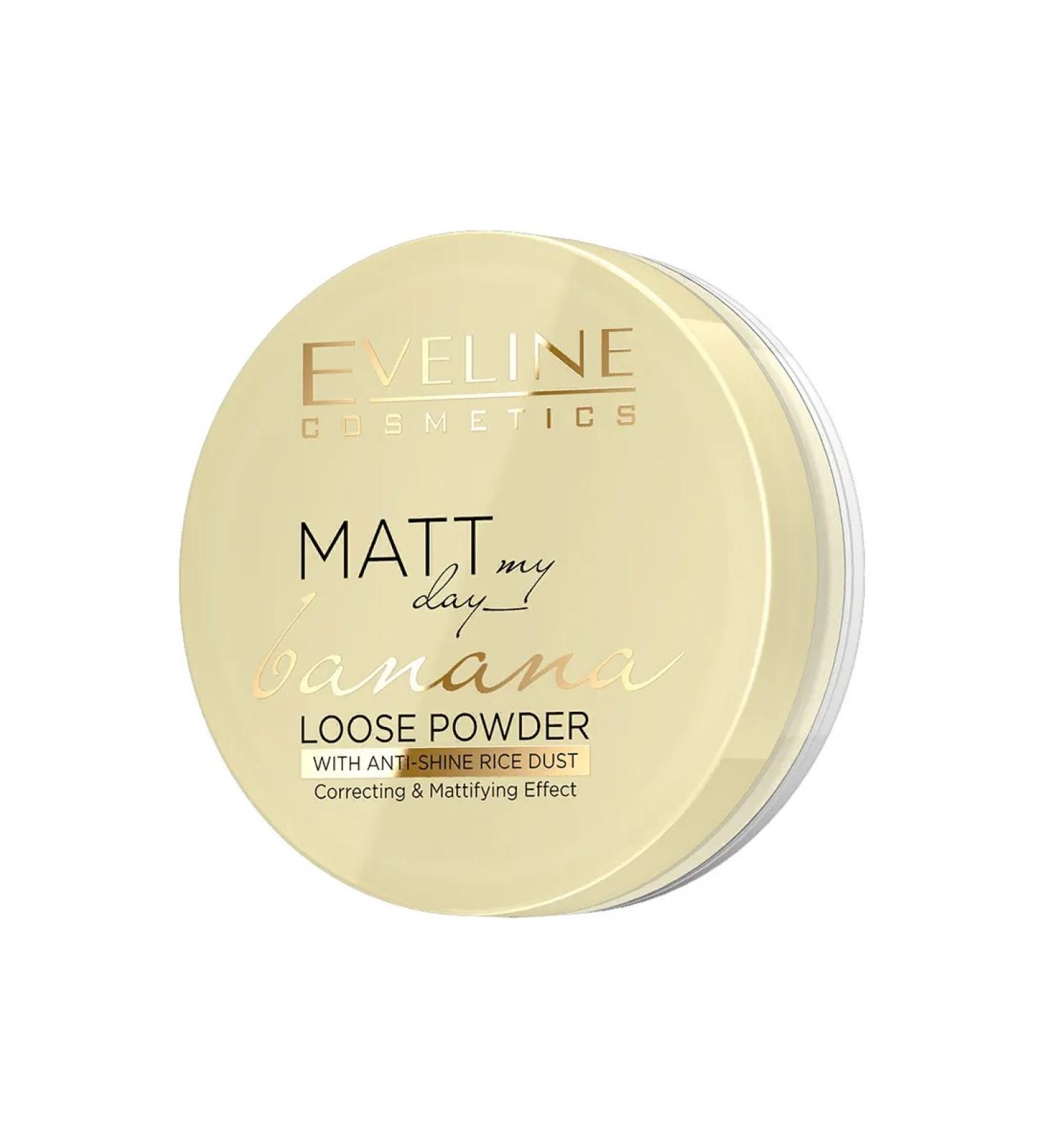 Eveline Matt My Day Loose Powder Banana Transparent Mattifying Powder 6 g