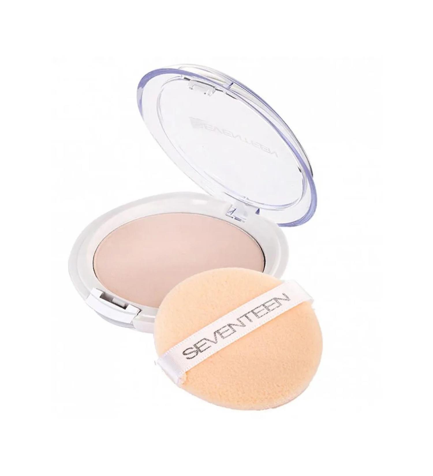 Seventeen Natural Silky Compact Face Powder SPF 15 Light Beige 2