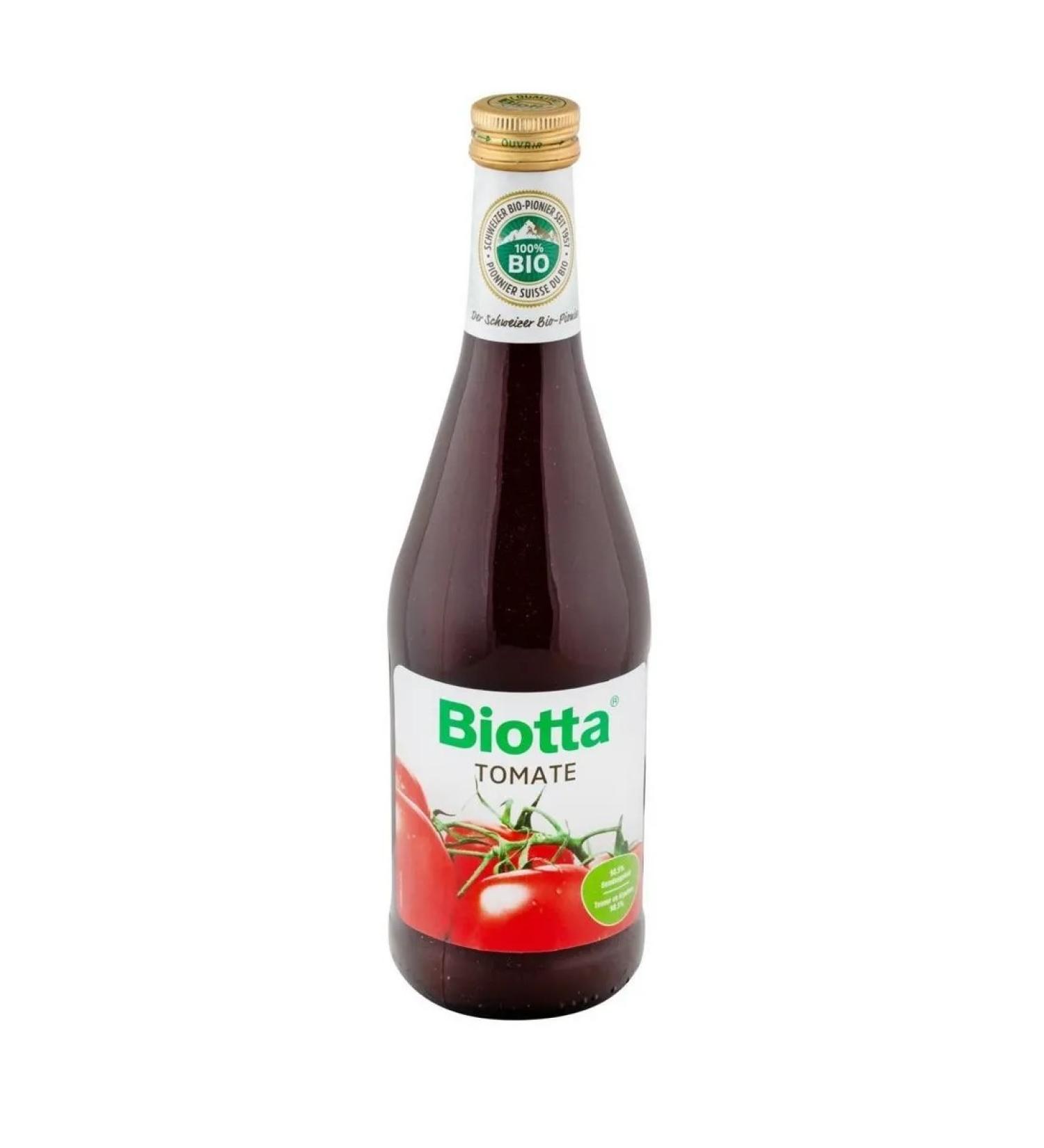 Biotta Tomatnaya direct pressing juice with sea salt 500 ml - Buy Online on GoSupps.com
