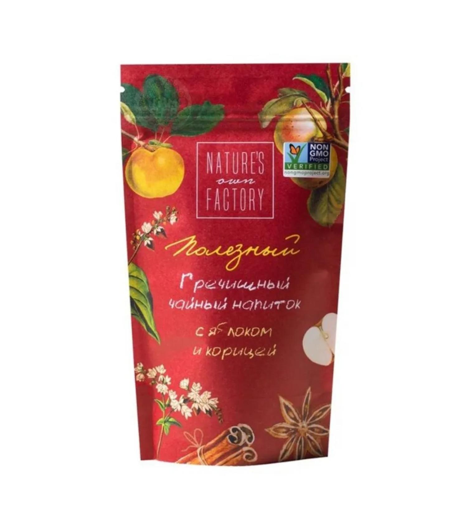 Nature's Own Factory Buckoo drinking drink with apple and cinnamon 100 g Russia - Buy Online on GoSupps.com