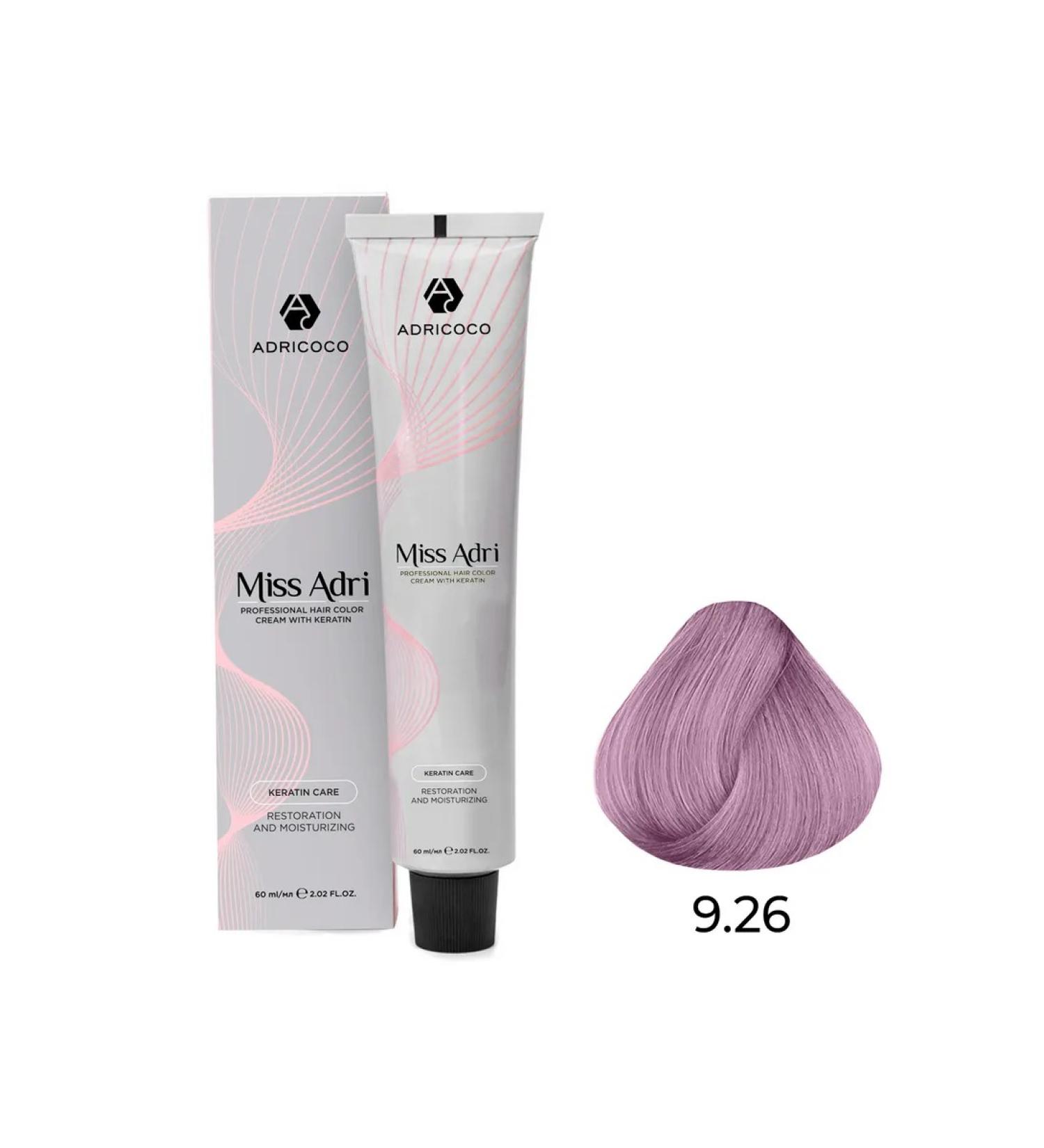 ADRICOCO Hair dye 9.26 Very light blond purple pink - Buy Online on GoSupps.com