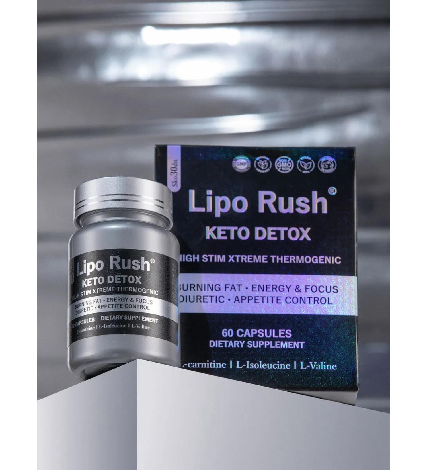 Roxy Lipo Rush Keto Detox for weight loss - Buy Online on GoSupps.com
