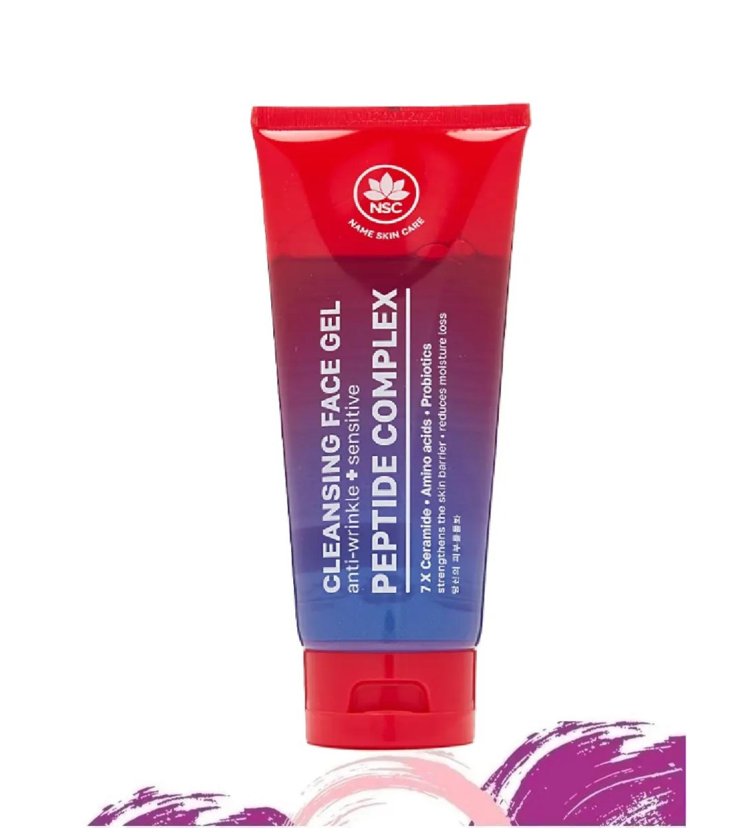 name skin care Peptide Complex and Ceramides cleaning gel - Buy Online on GoSupps.com