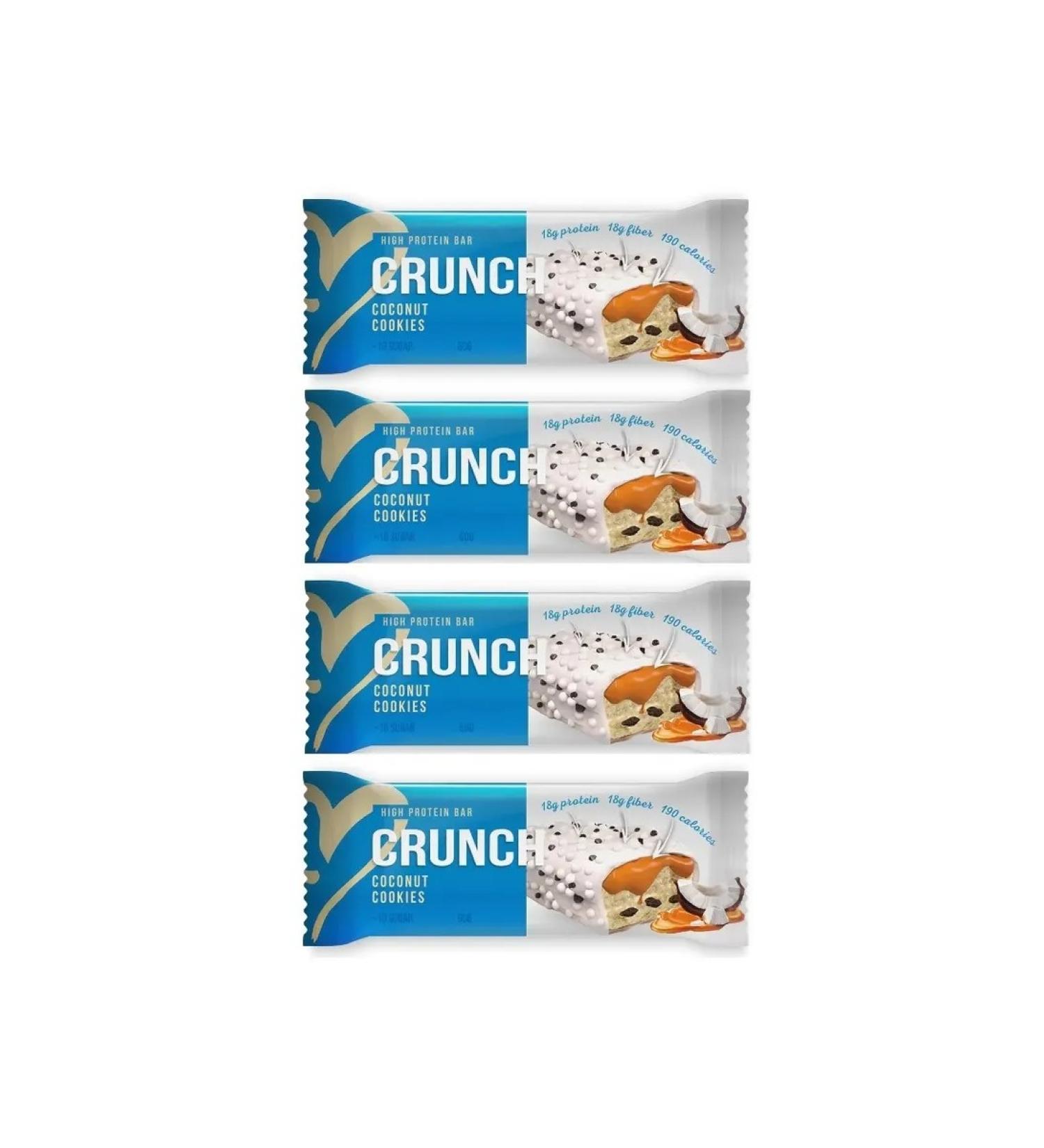 BootyBar Crunch 4pc 60g coconut cookies