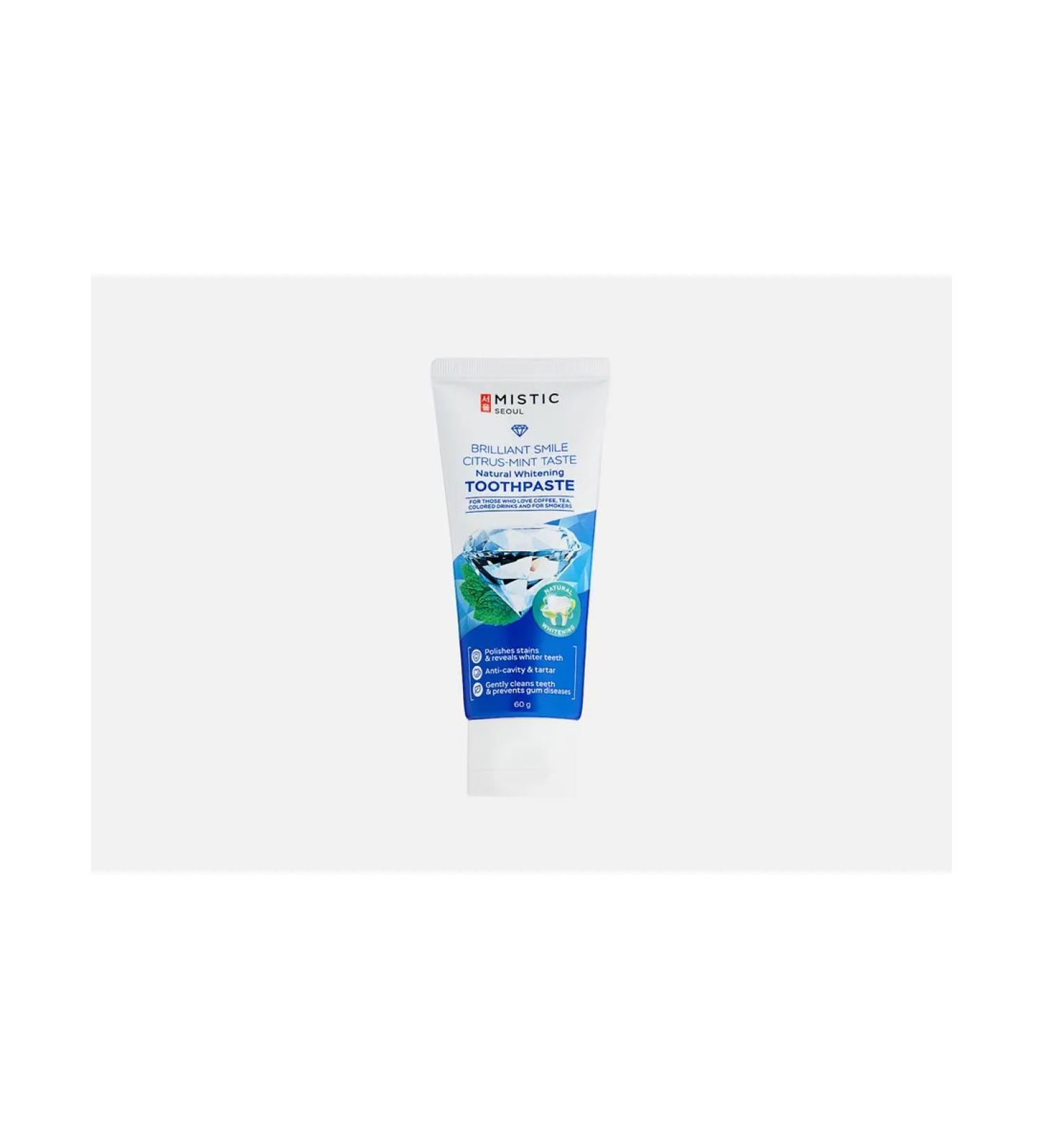 MYSTIC Brilliant Smile Citrus-Mint's whitening paste - Buy Online on GoSupps.com