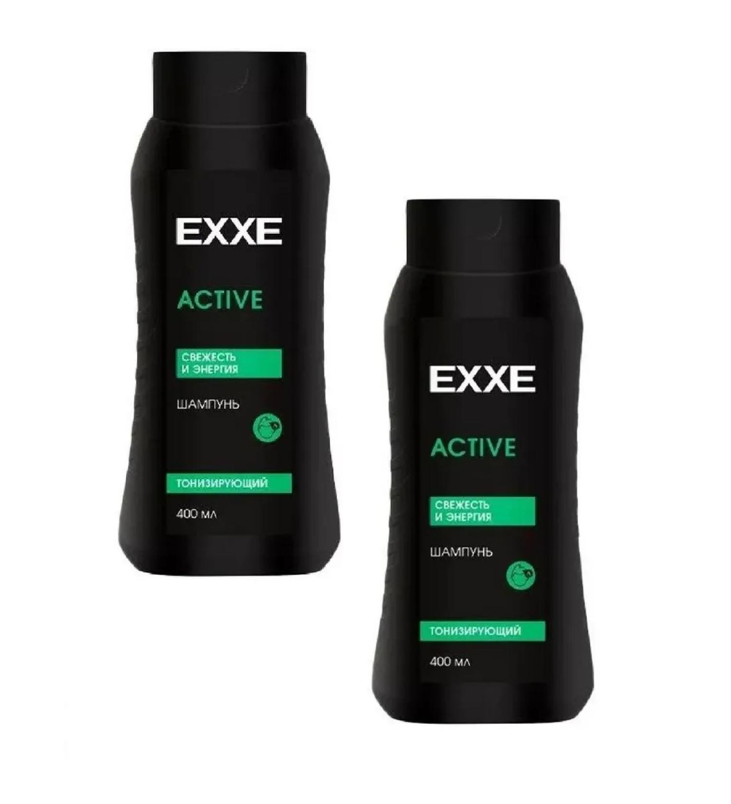 Exxe MEN Active shampoo tonic 400 ml 2 pcs - Buy Online on GoSupps.com