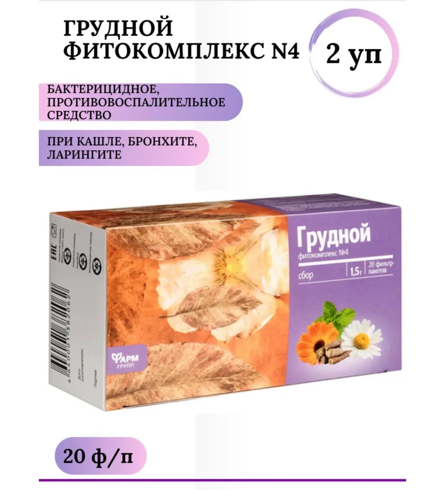 Pharmgroup Thoracic phytocomplex No. 4 with a cough 20 p.