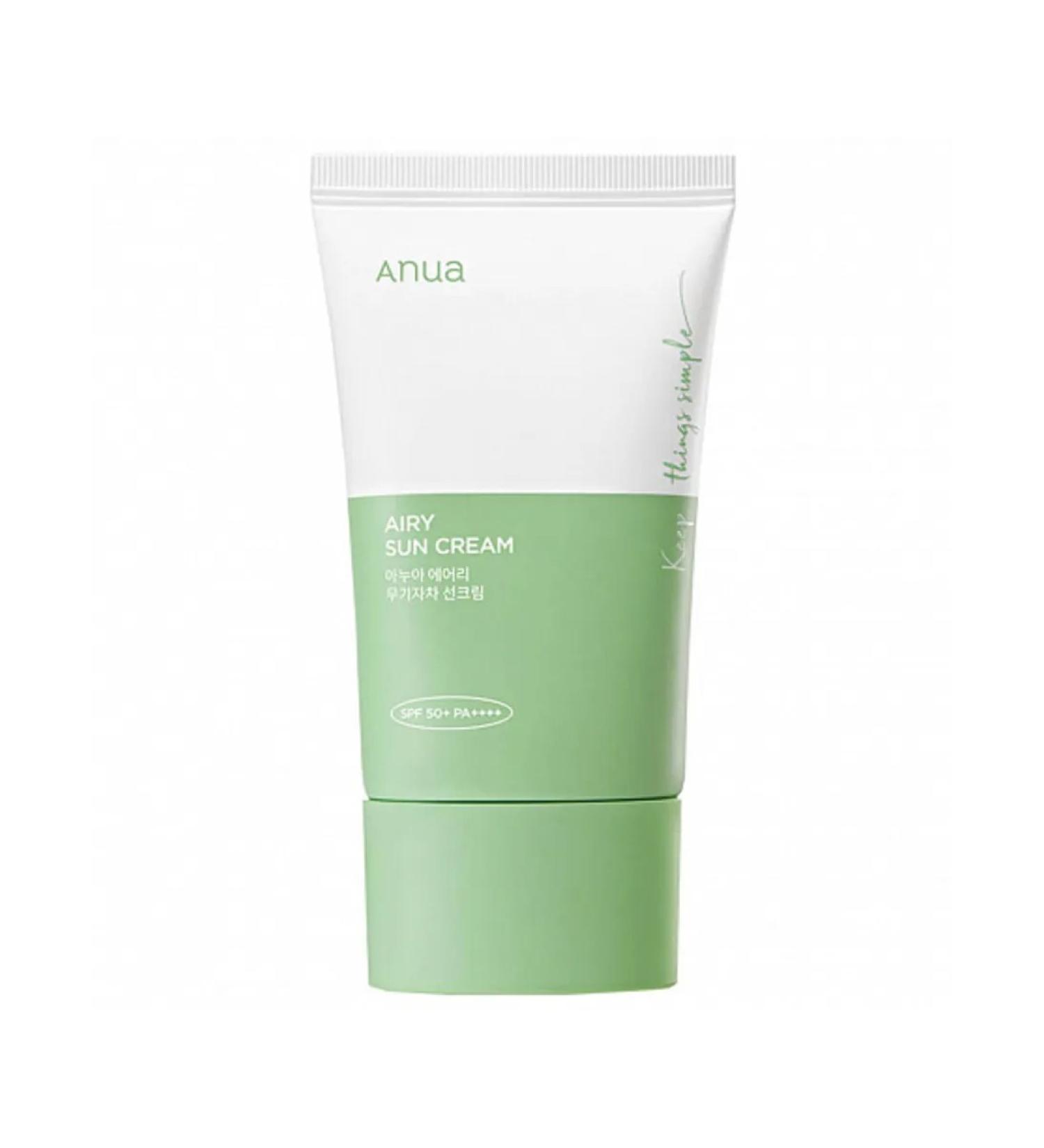 Anua Light sunscreen cream Airy Sun Cream SPF50