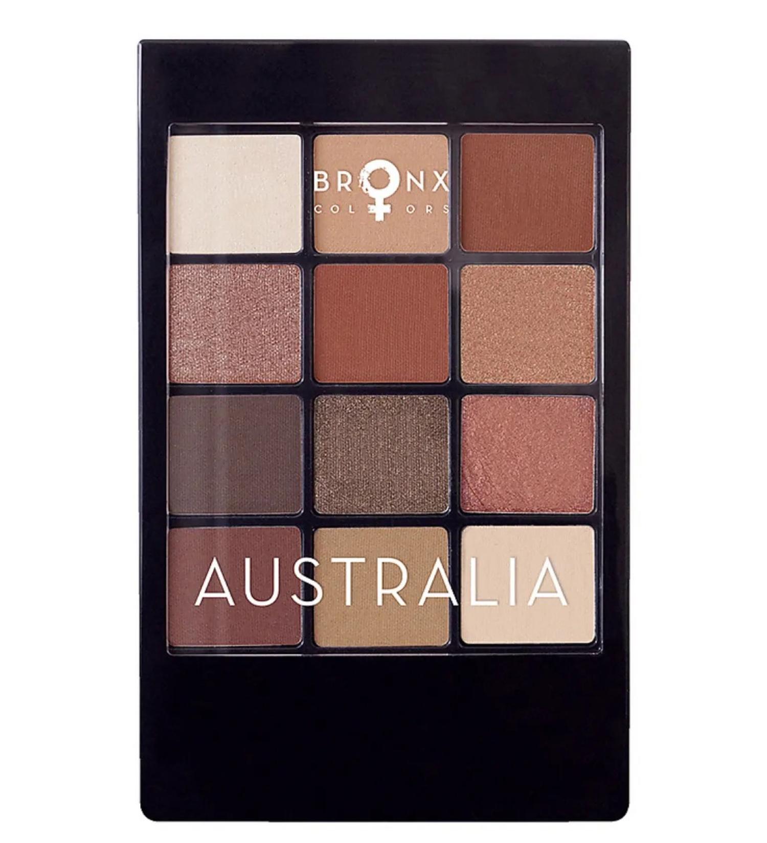 BRONX COLORS Australia eye shadow palette 12 shades